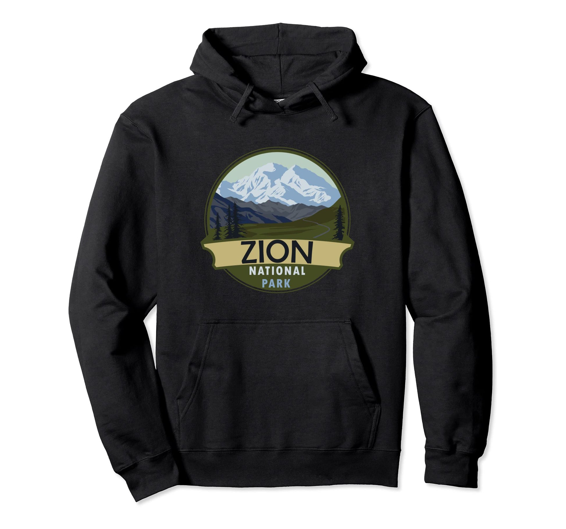 Zion National Park Mountain Hiking Hoodie - Streetwear Style for Adults - T-Shirt, Sweatshirt, Hoodie