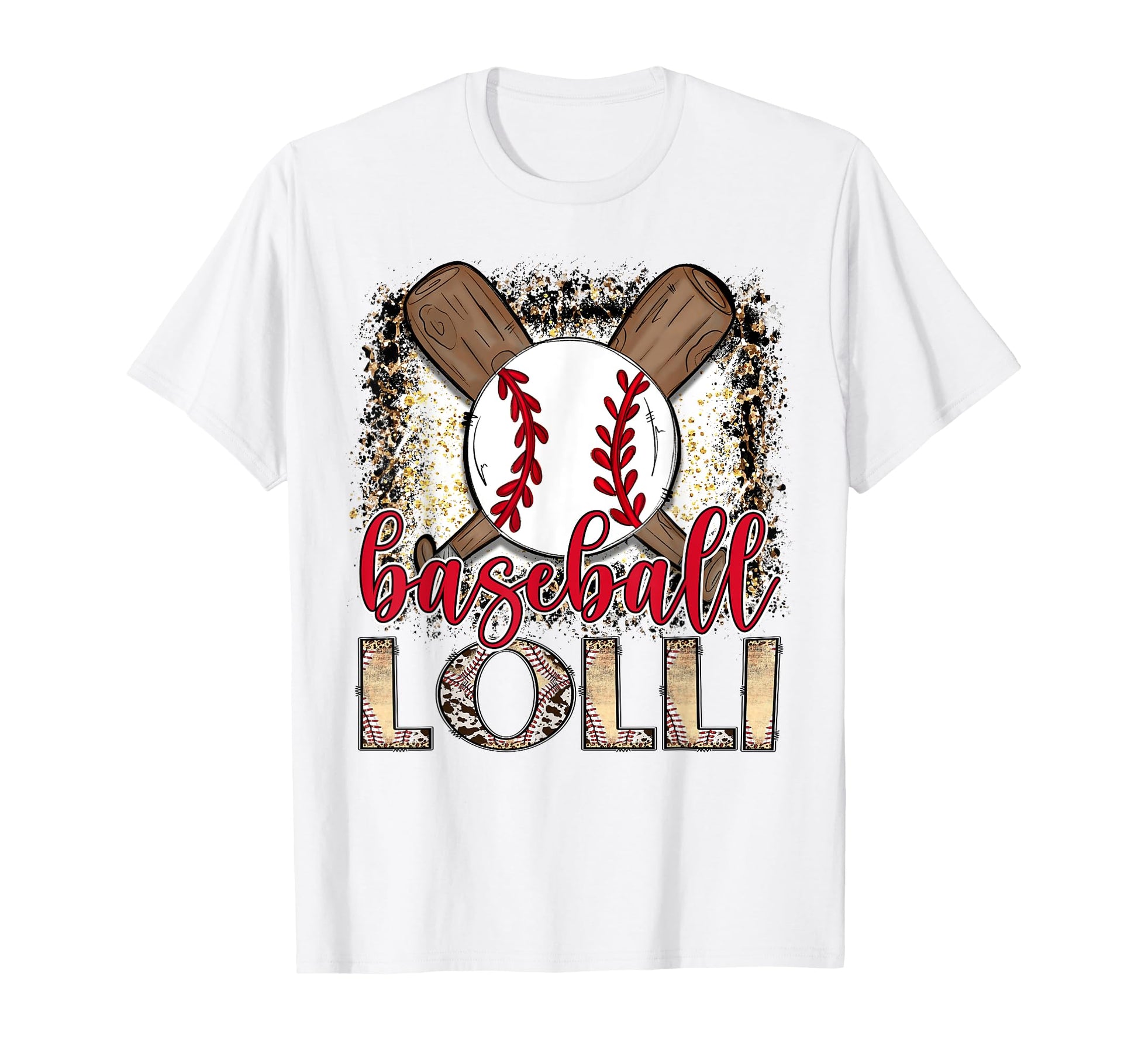 Baseball Lolli Leopard Proud Ball T-Shirt - Aesthetic Graphic Men Women - T-Shirt, Sweatshirt, Hoodie