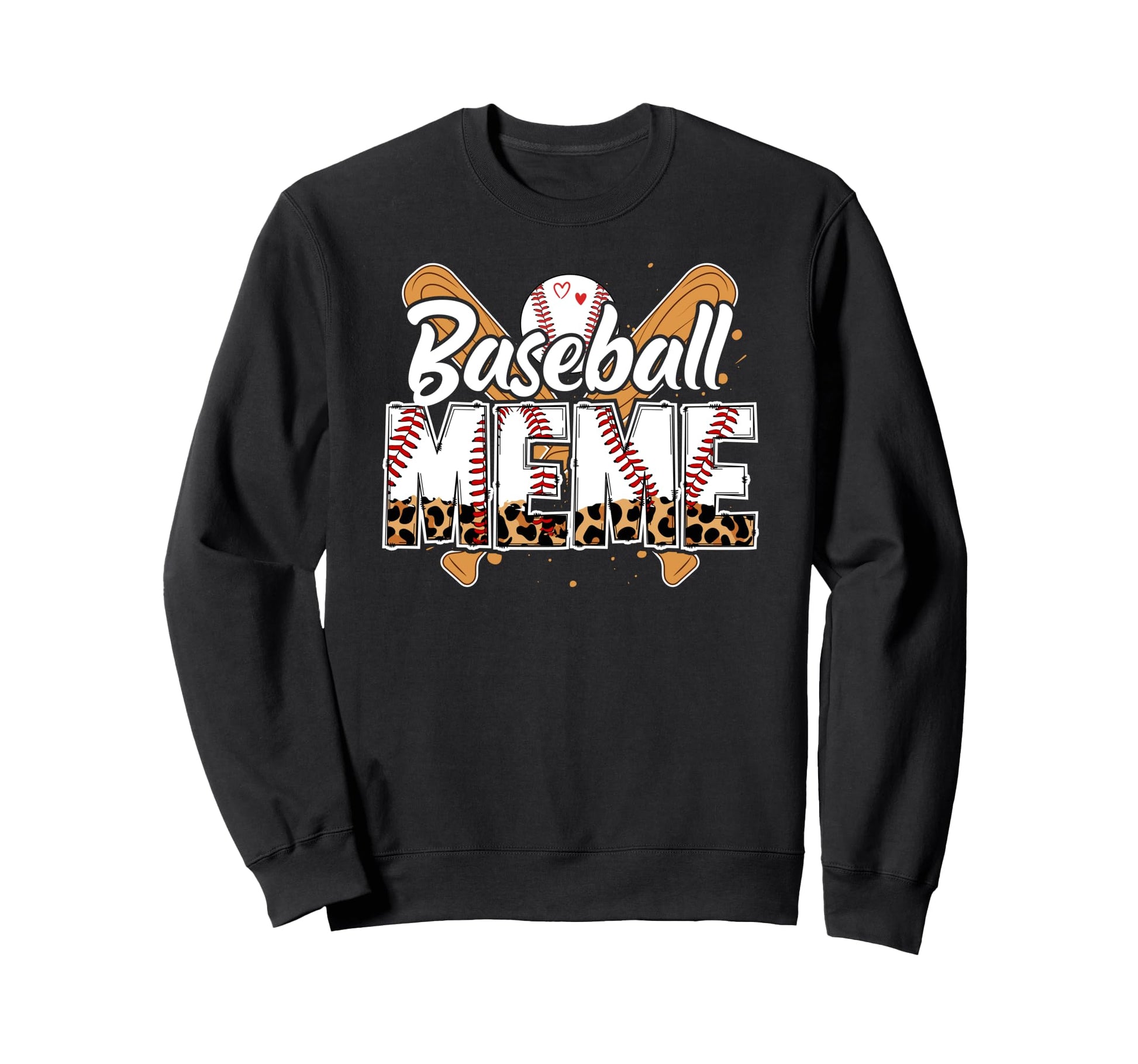 Baseball Meme Leopard Meme Baseball Sweatshirt - Trendy Graphic Men Women - T-Shirt, Sweatshirt, Hoodie