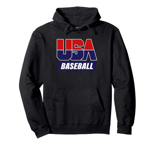 Baseball 2024 Usa Hoodie - Graphic Print for Adults - T-Shirt, Sweatshirt, Hoodie