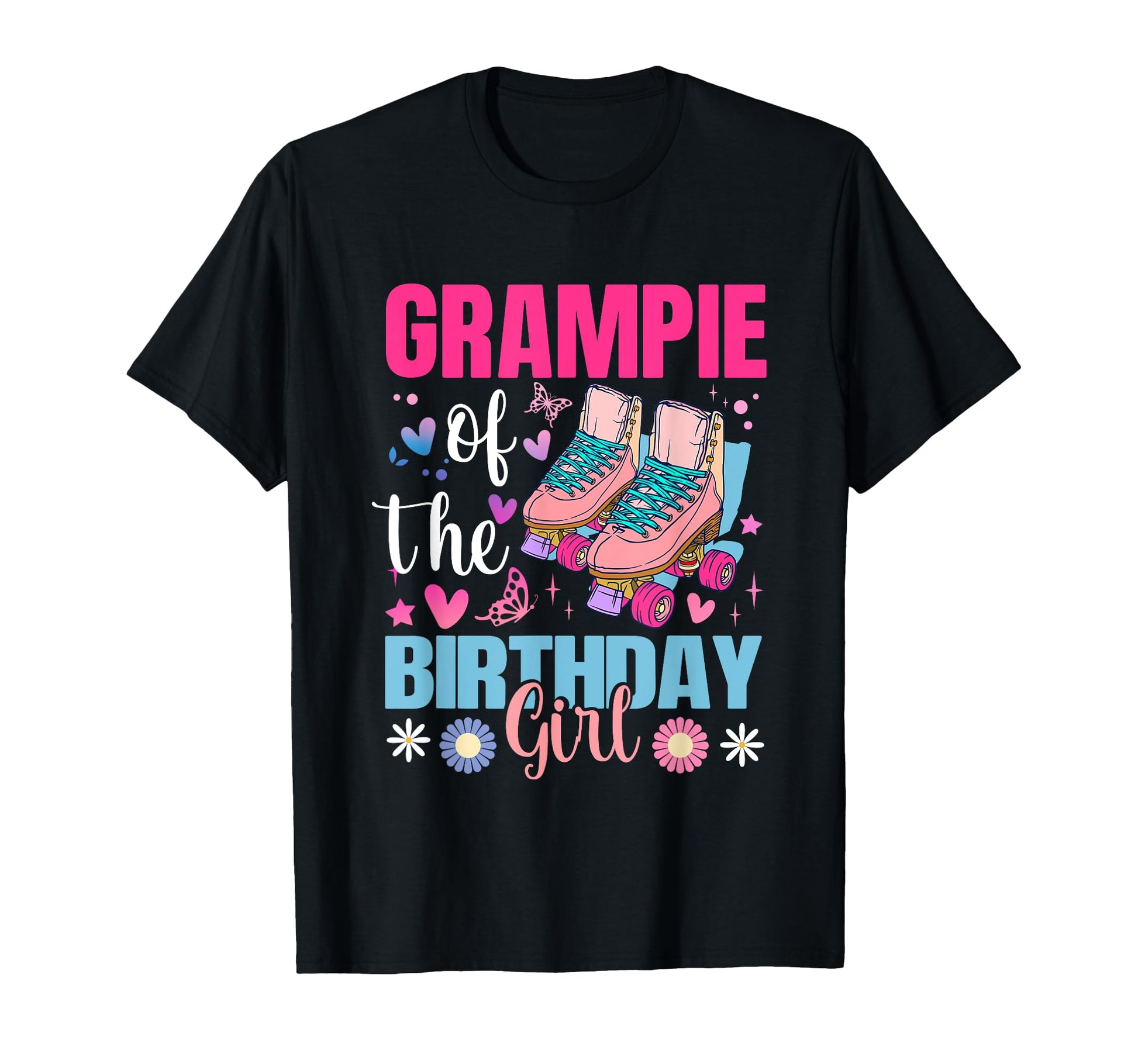 Grampie Birthday Rolling Skate Bday T-Shirt - Custom Art Print Men Women - T-Shirt, Sweatshirt, Hoodie