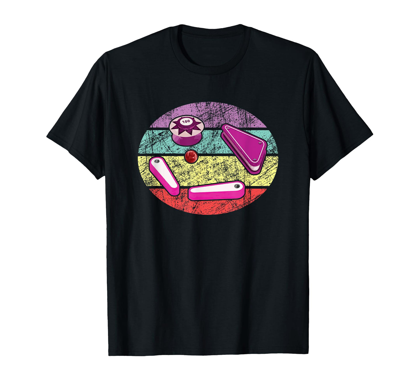 Pinball Funny Pinballer Machine T-Shirt - Fun Novelty Design Men Women - T-Shirt, Sweatshirt, Hoodie