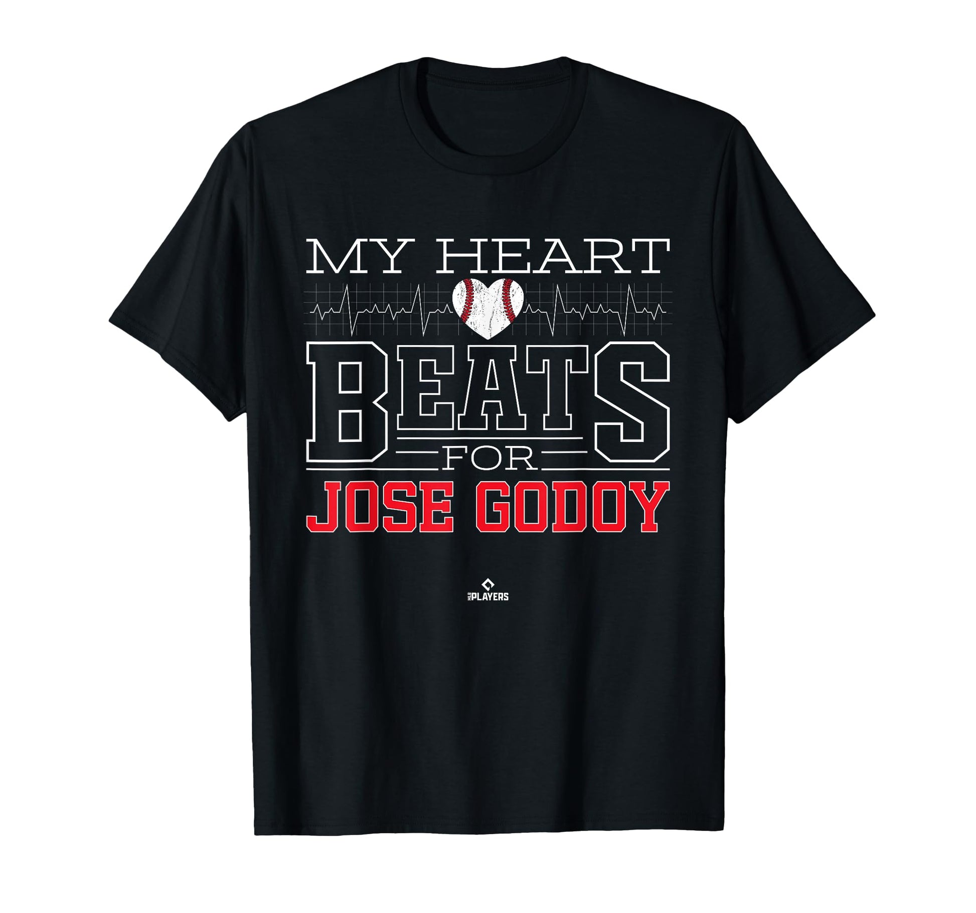 My Heart Beats Jose Godoy Prospect T-Shirt - Fun Novelty Design Men Women - T-Shirt, Sweatshirt, Hoodie