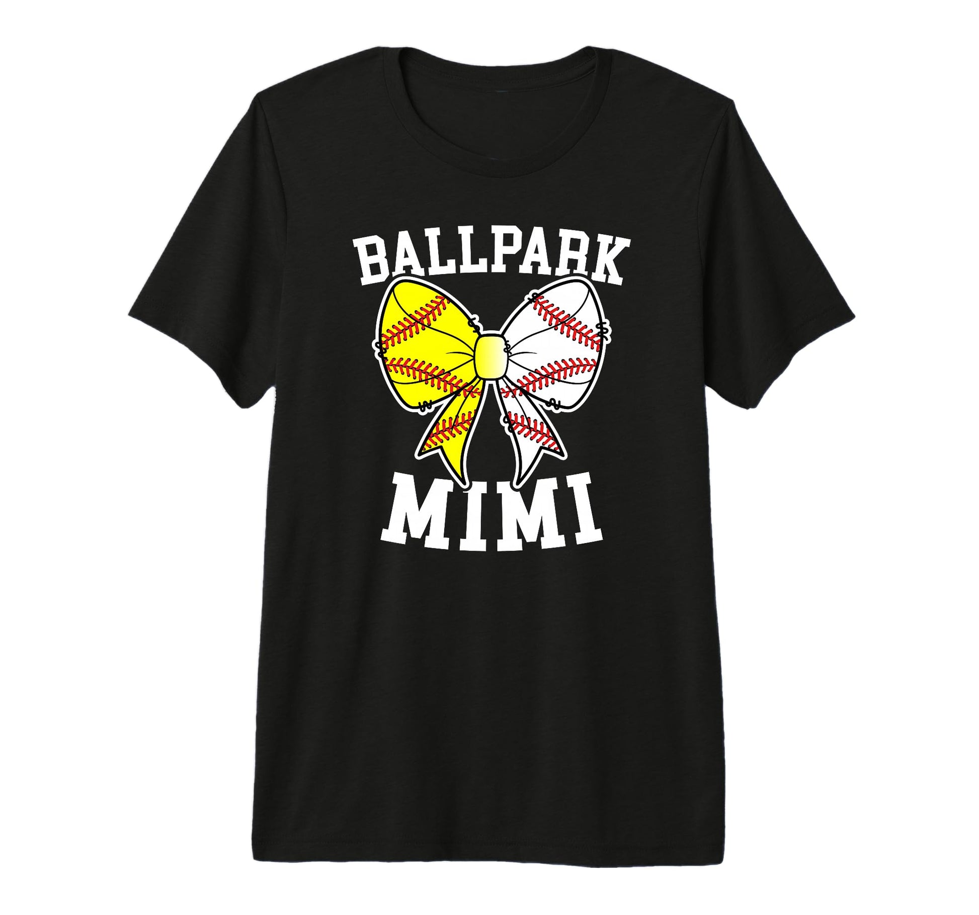 Ballpark Mimi Grandma Softball T-Shirt - Casual Everyday Wear for Adults - T-Shirt, Sweatshirt, Hoodie