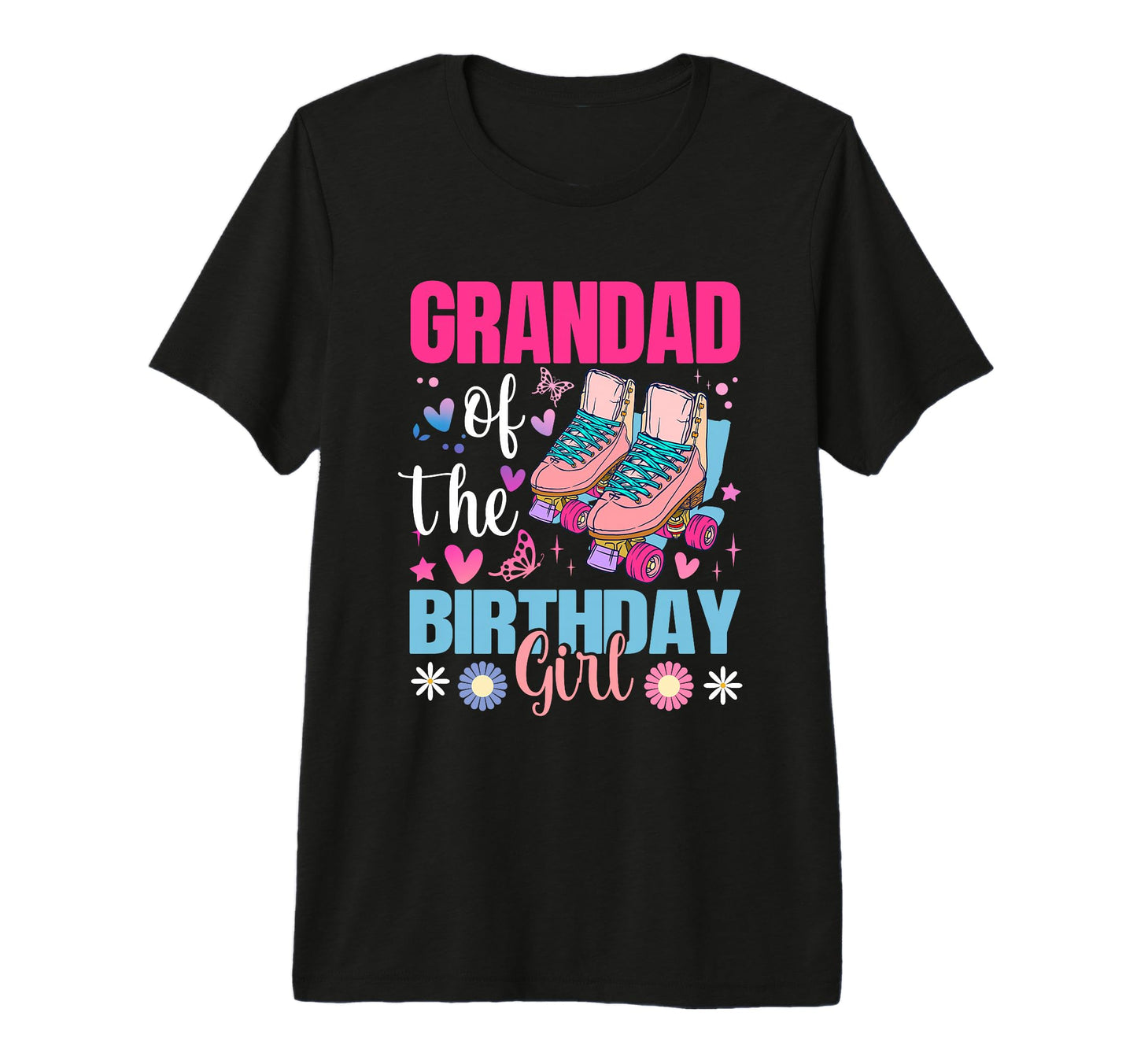 Grandad Birthday Rolling Skate Bday T-Shirt - Novelty Apparel Unisex - T-Shirt, Sweatshirt, Hoodie