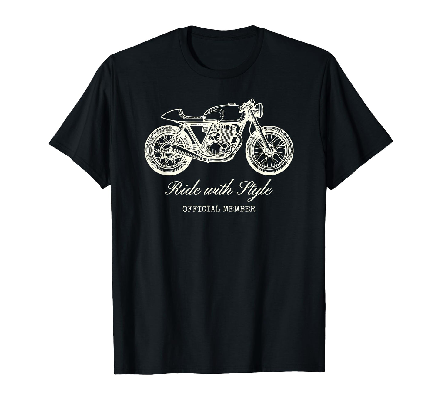 Motorcycle Club Cafe Racer T-Shirt - Aesthetic Graphic Unisex - T-Shirt, Sweatshirt, Hoodie