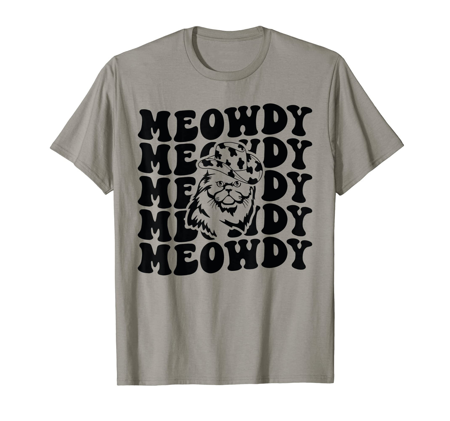 Rodeo Meowdy Western Cowboy Hat Southern T-Shirt - Custom Art Print Unisex - T-Shirt, Sweatshirt, Hoodie