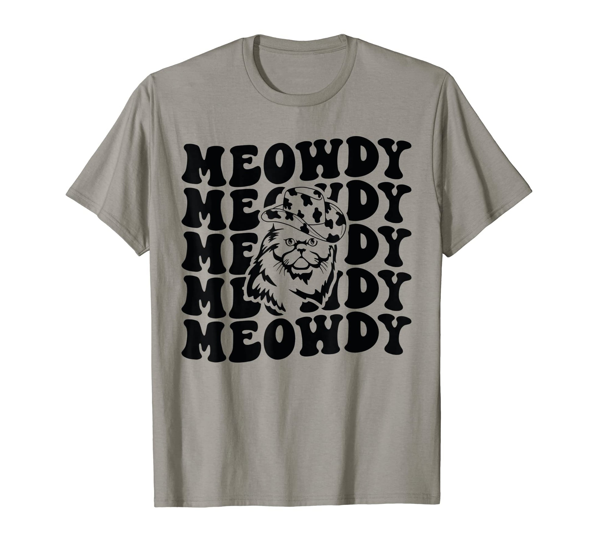 Rodeo Meowdy Western Cowboy Hat Southern T-Shirt - Custom Art Print Unisex - T-Shirt, Sweatshirt, Hoodie