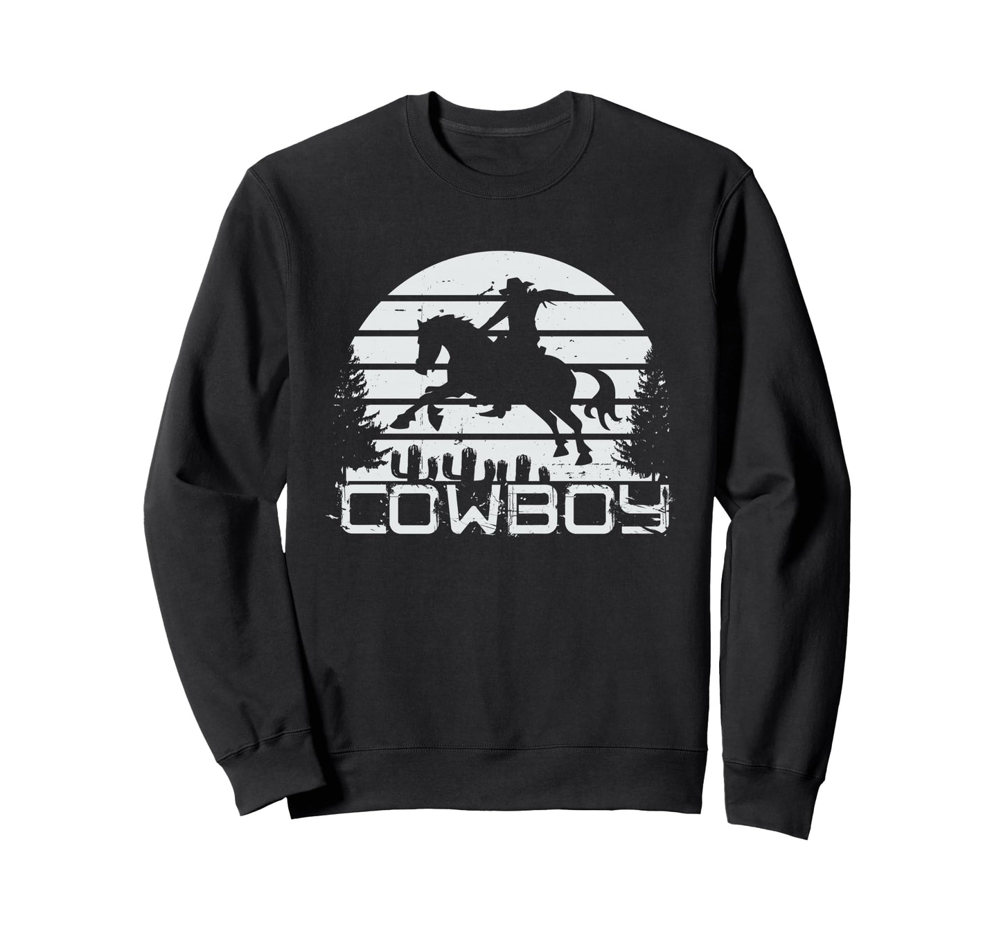 Cowboy Country Rodeo Texas Bull Sweatshirt - Custom Art Print Unisex - T-Shirt, Sweatshirt, Hoodie