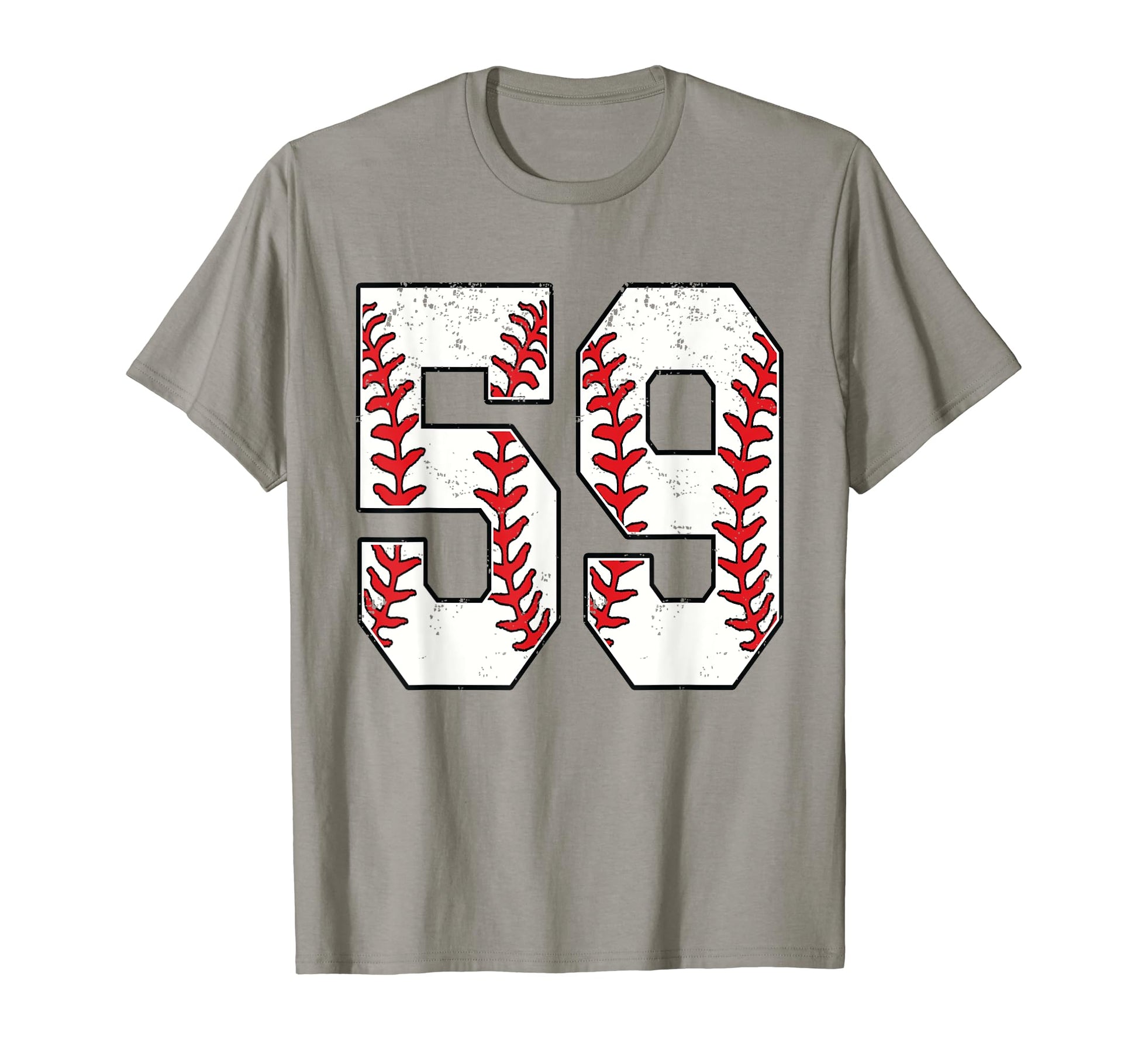 Number 59 Baseball 59 Jersey Number T-Shirt - Fun Novelty Design Men Women - T-Shirt, Sweatshirt, Hoodie
