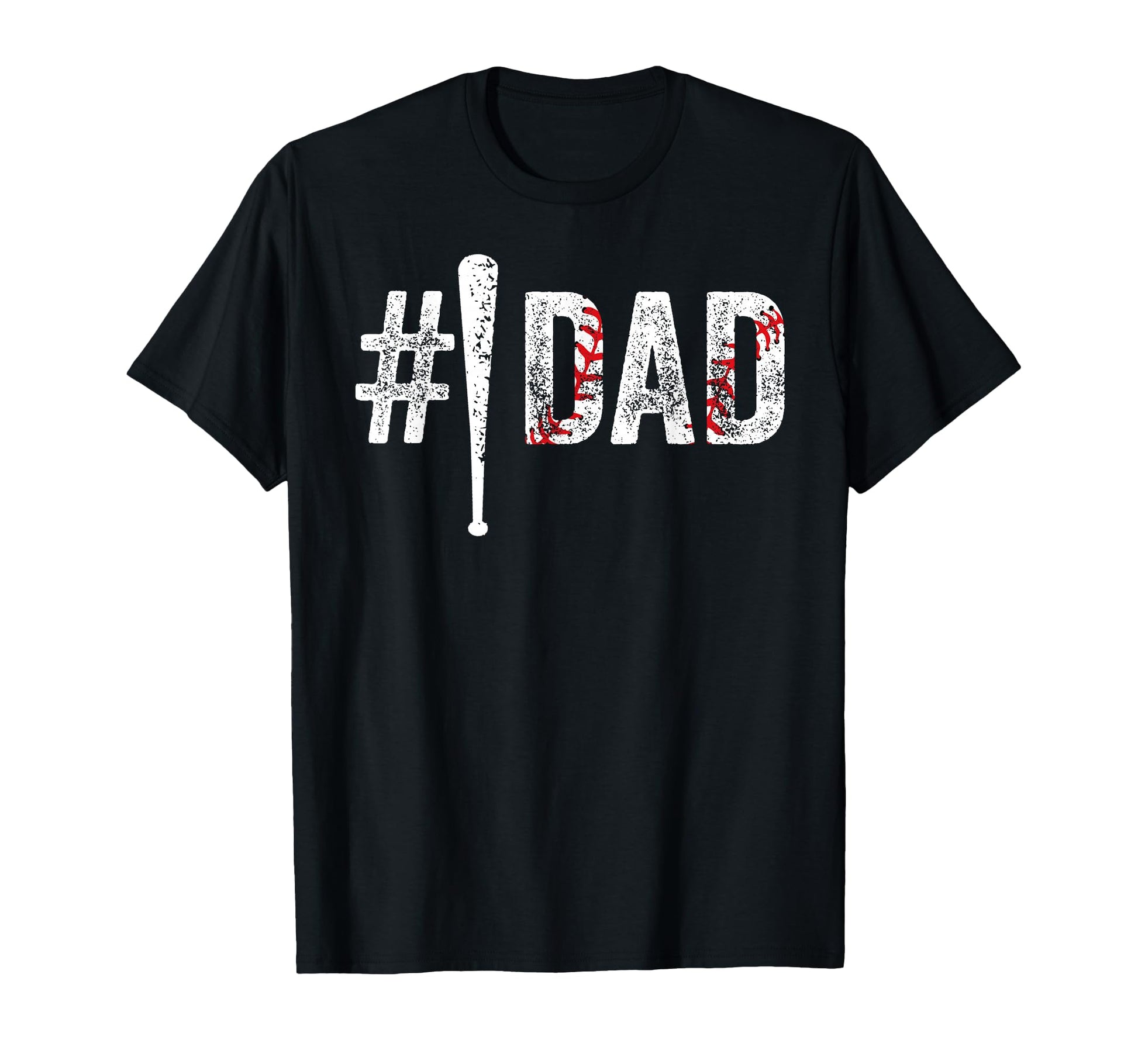 Number One Baseball Dad Fathers Day 1 T-Shirt - Streetwear Style Unisex - T-Shirt, Sweatshirt, Hoodie