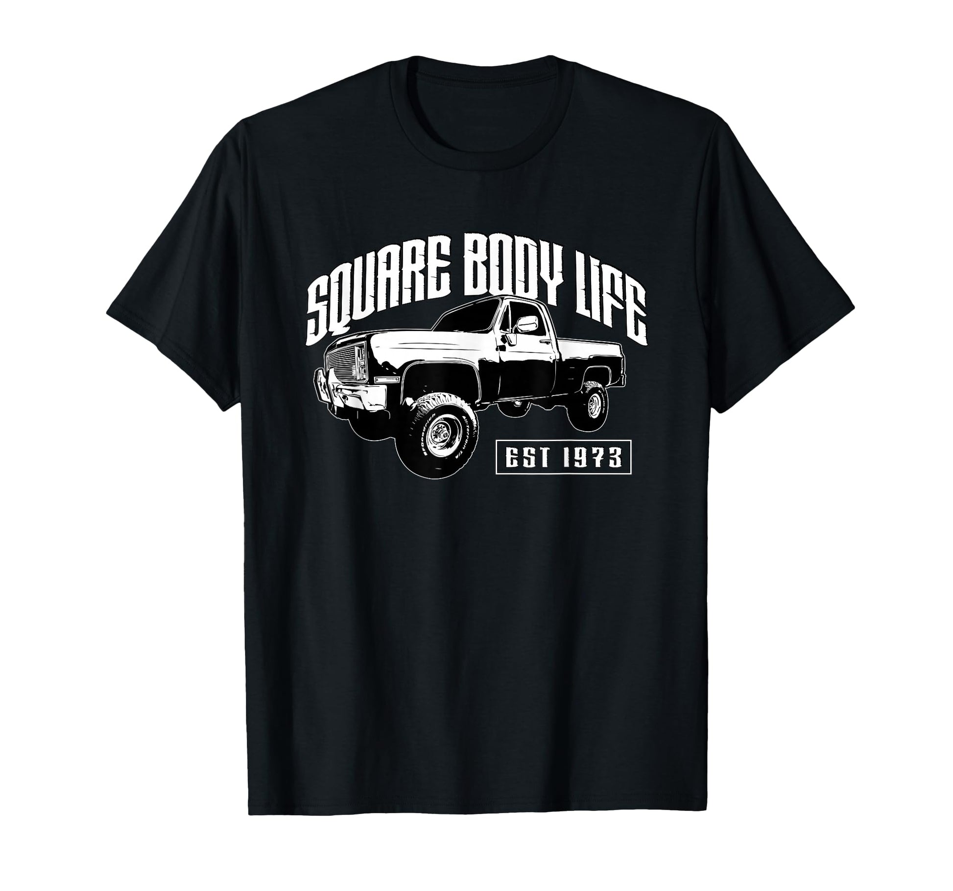 Squarebody 4X4 Pickup Square Body T-Shirt - Novelty Apparel for Adults - T-Shirt, Sweatshirt, Hoodie