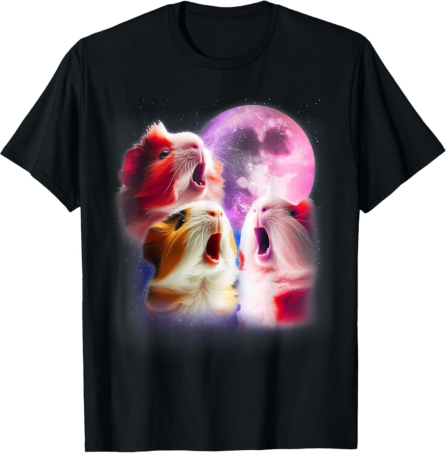 3 Animals Howling At The Moon Gifts - Adult & Kids T-Shirts, Sweatshirts & Hoodies apparel design preview 1
