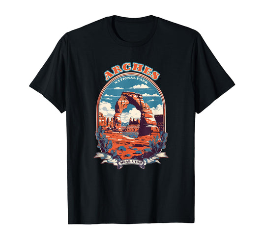 Arches National Park Sandstone Arches T-Shirt - Graphic Print Men Women - T-Shirt, Sweatshirt, Hoodie