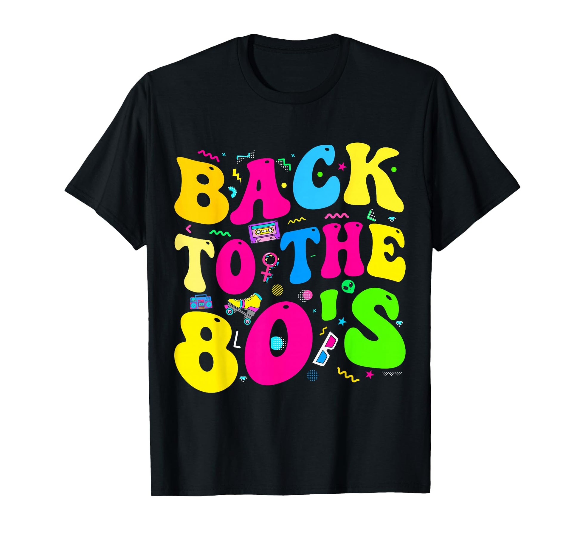 80S Costume Cassette Disco Party 80S T-Shirt - Custom Art Print for Adults - T-Shirt, Sweatshirt, Hoodie