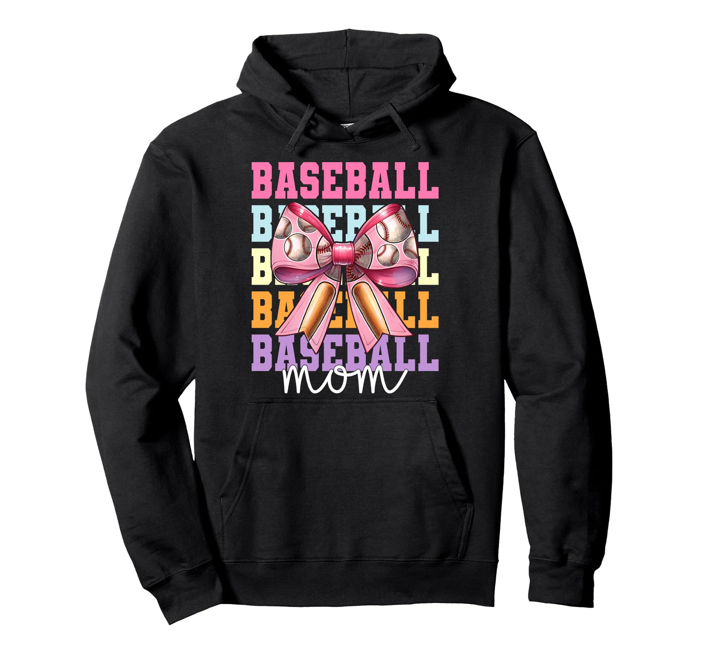 Baseball Mom Baseball Mama Mothers Day Hoodie - Custom Art Print Unisex - T-Shirt, Sweatshirt, Hoodie
