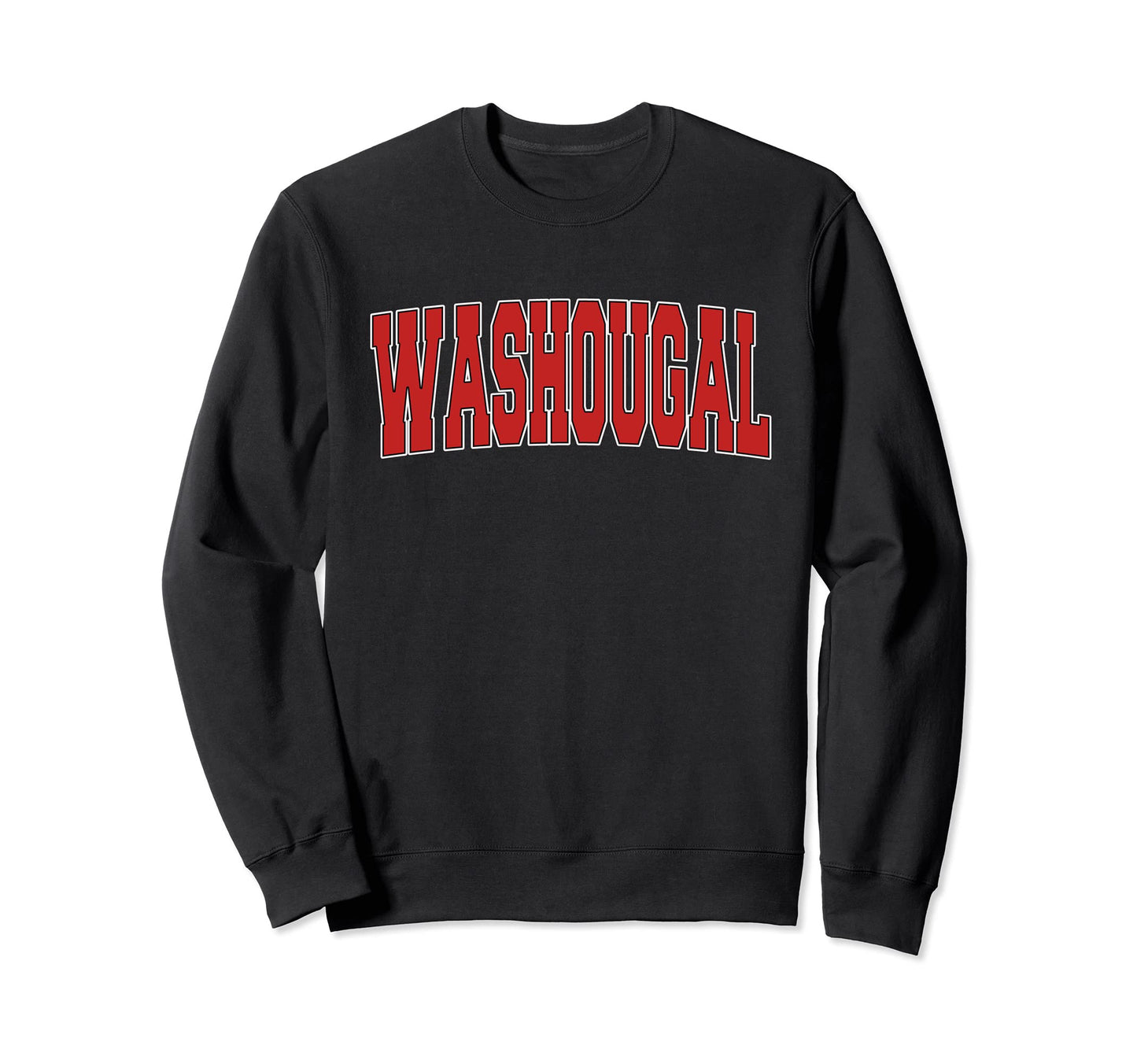 Washougal Wa Washington Varsity Usa Sweatshirt - Minimalist Print Unisex - T-Shirt, Sweatshirt, Hoodie