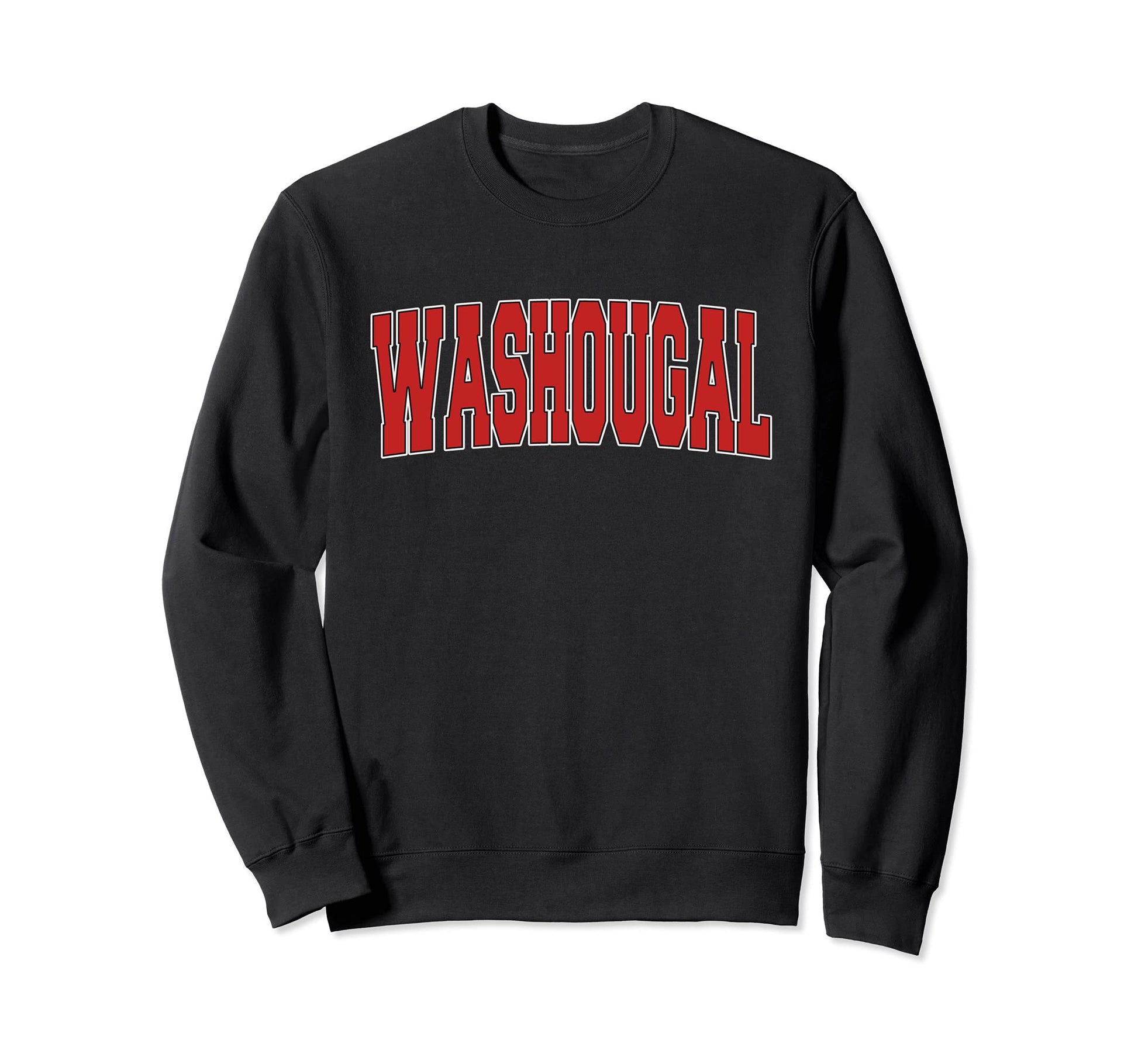 Washougal Wa Washington Varsity Usa Sweatshirt - Minimalist Print Unisex - T-Shirt, Sweatshirt, Hoodie