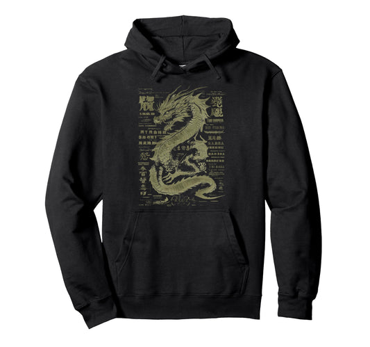 Aesthetic Dragon Streetwear Hoodie - Trendy Graphic Unisex - T-Shirt, Sweatshirt, Hoodie