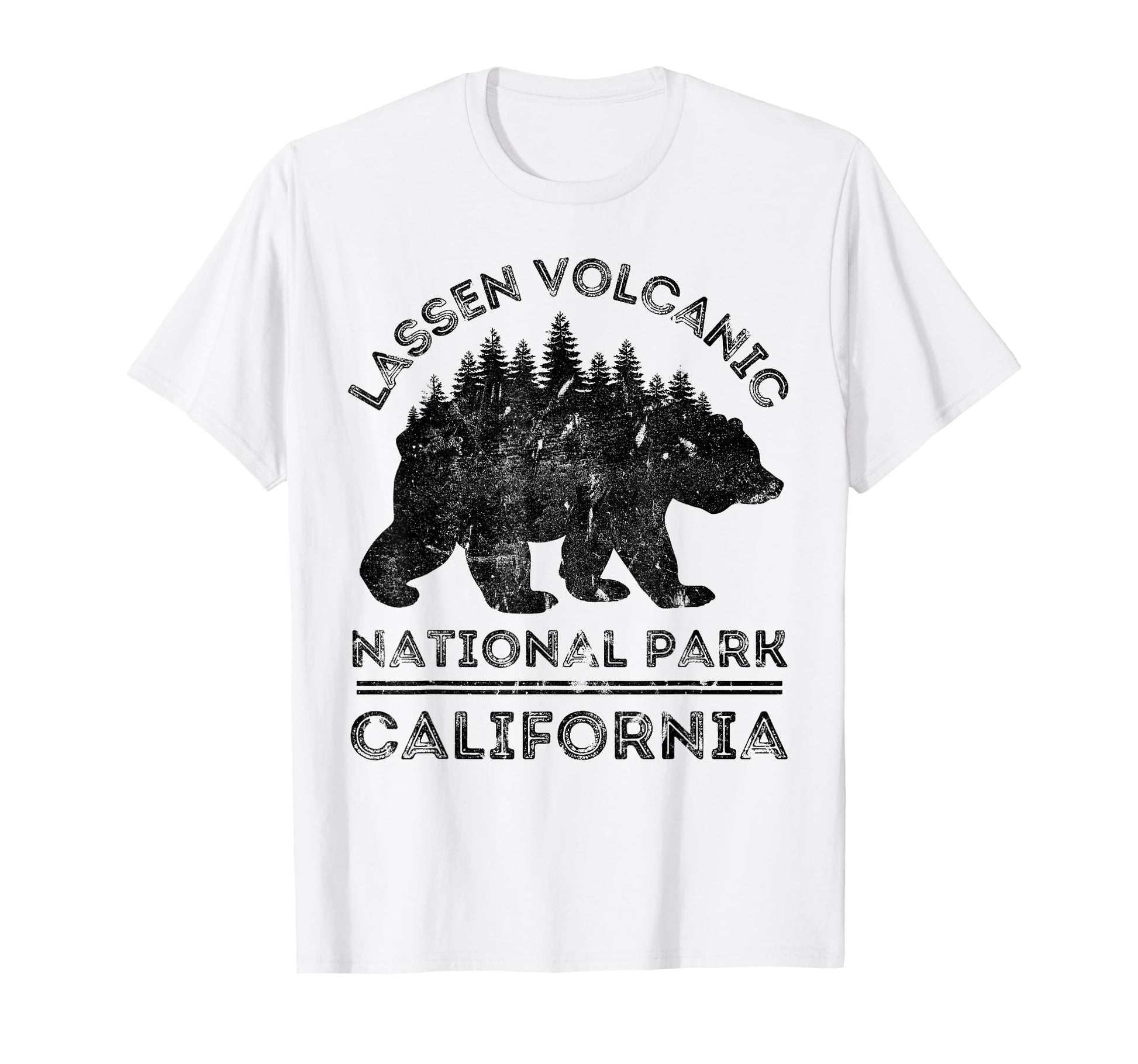 Lassen Volcanic National Park Hoodie - Minimalist Print Men Women - T-Shirt, Sweatshirt, Hoodie