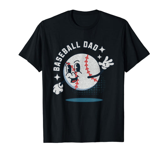 Baseball Dad Baseball Season Sports T-Shirt - Aesthetic Graphic Unisex - T-Shirt, Sweatshirt, Hoodie