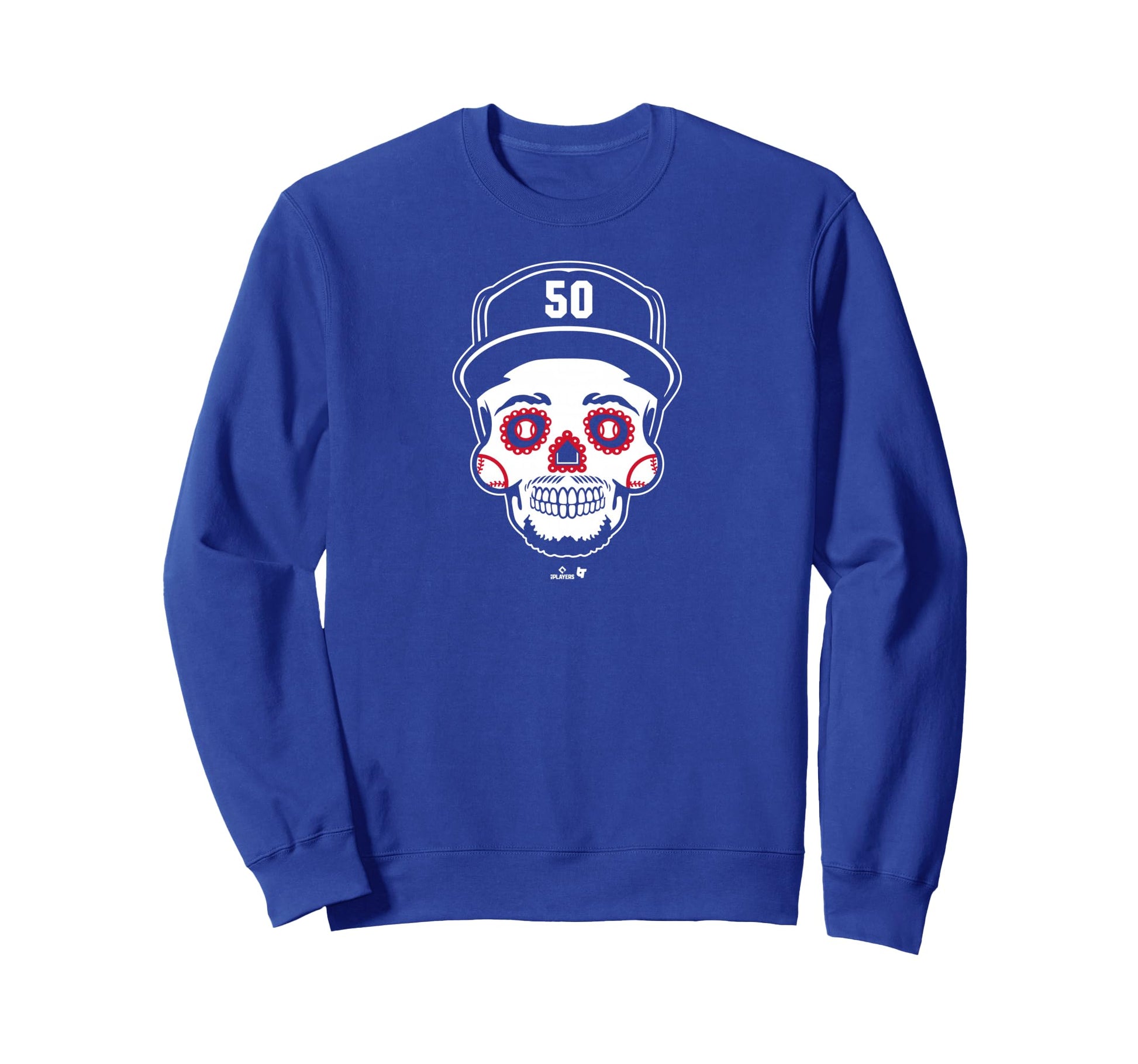 Mookie Betts Sugar Skull Los Sweatshirt - Minimalist Print Men Women - T-Shirt, Sweatshirt, Hoodie