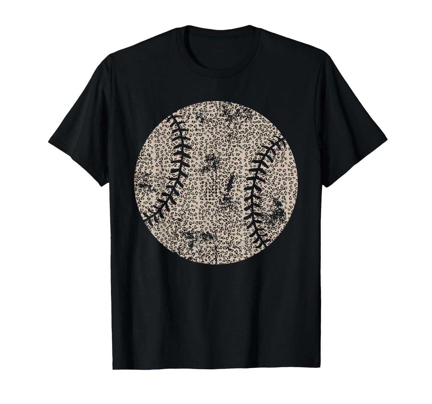Leopard Baseball Lover Baseball Mom T-Shirt - Trendy Graphic for Adults - T-Shirt, Sweatshirt, Hoodie