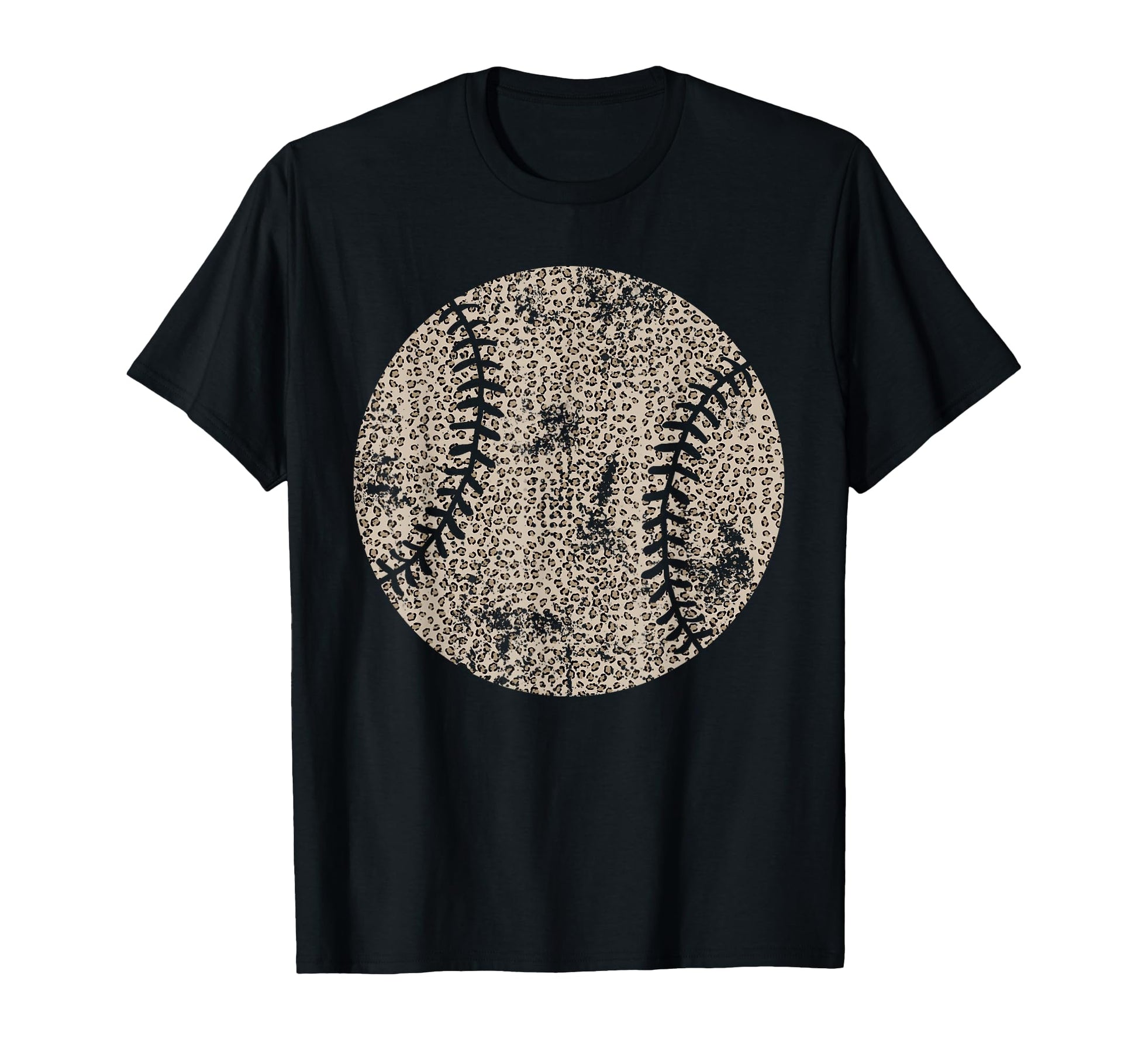Leopard Baseball Lover Baseball Mom T-Shirt - Trendy Graphic for Adults - T-Shirt, Sweatshirt, Hoodie