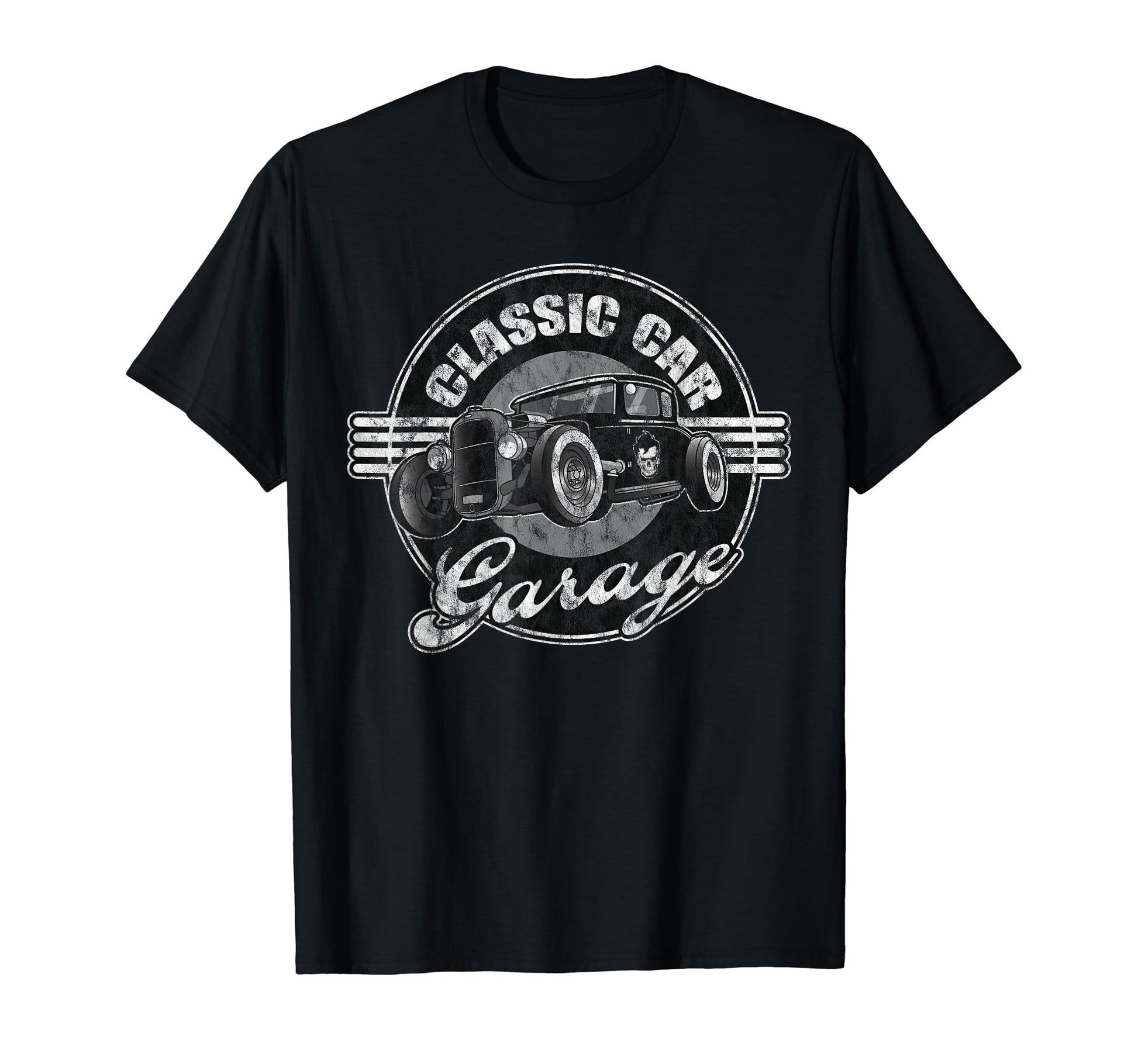 Car Hot Rod Rockabilly Garage T-Shirt - Graphic Print Unisex - T-Shirt, Sweatshirt, Hoodie