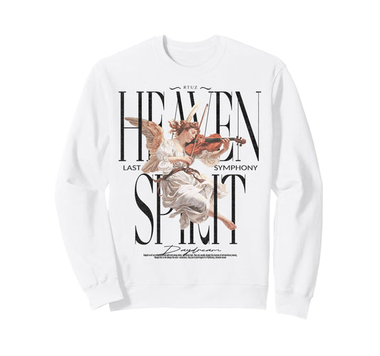Aesthetic Streetwear Angel Sweatshirt - Graphic Print for Adults - T-Shirt, Sweatshirt, Hoodie