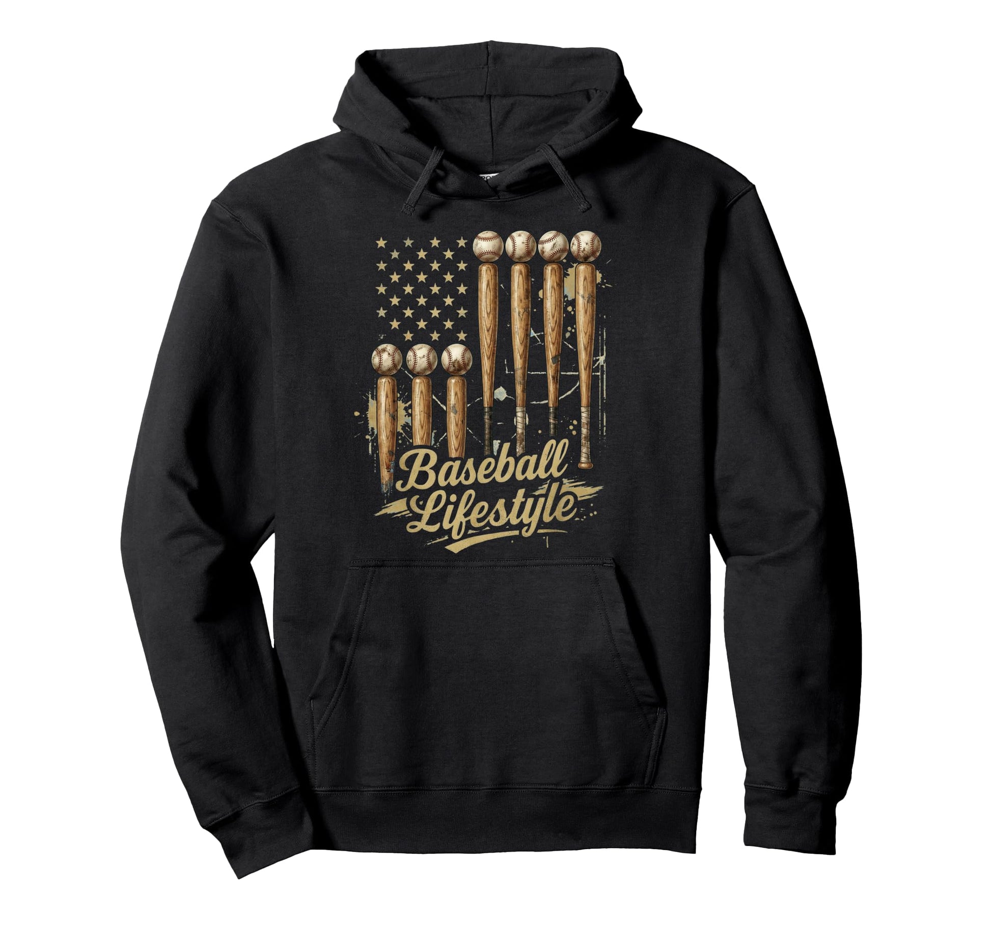 Baseball Drip Dripping Ice Cream Baseball Hoodie - Graphic Print Unisex - T-Shirt, Sweatshirt, Hoodie