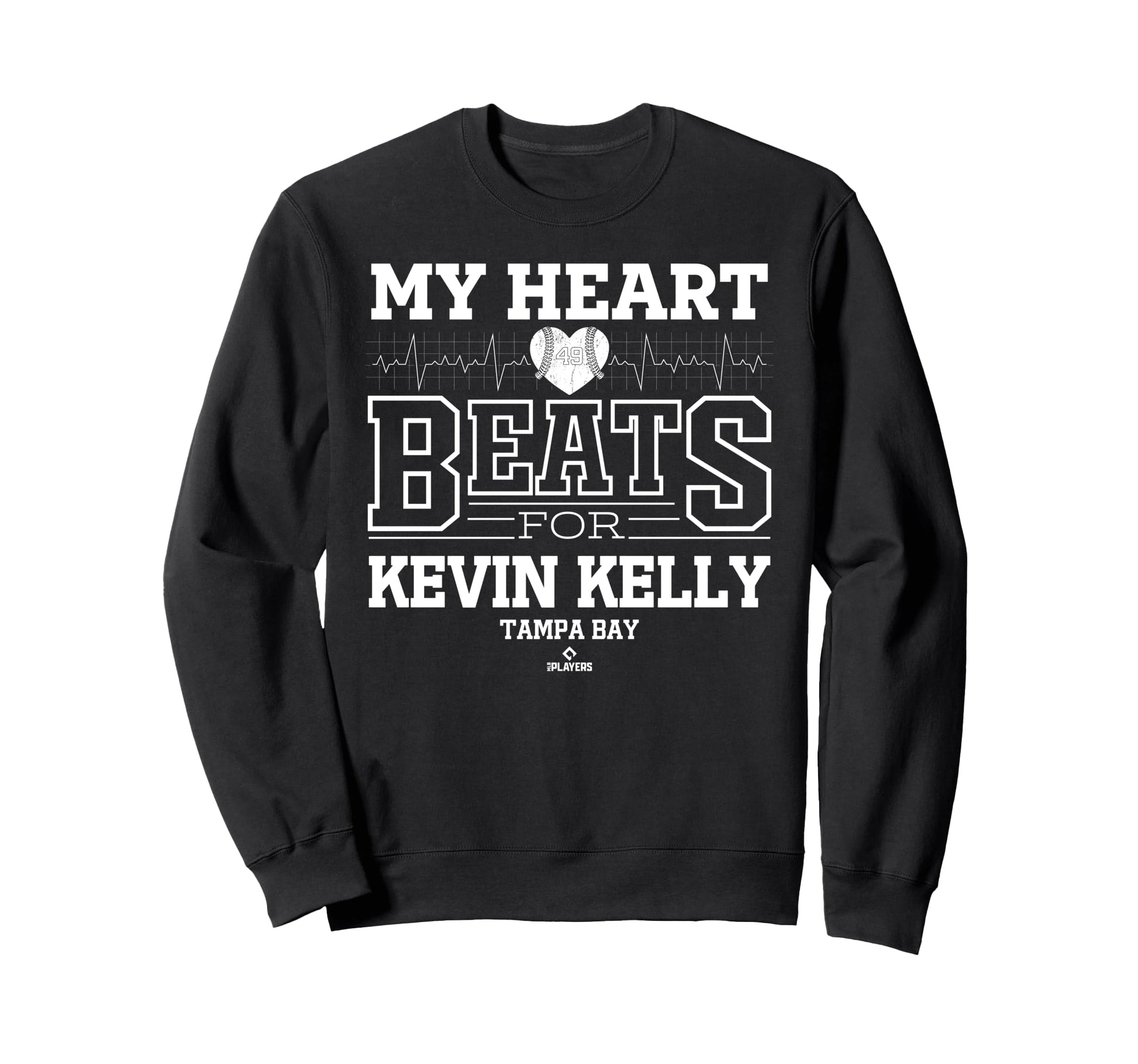 My Heart Beats Kevin Kelly Tampa Sweatshirt - Custom Art Print for Adults - T-Shirt, Sweatshirt, Hoodie