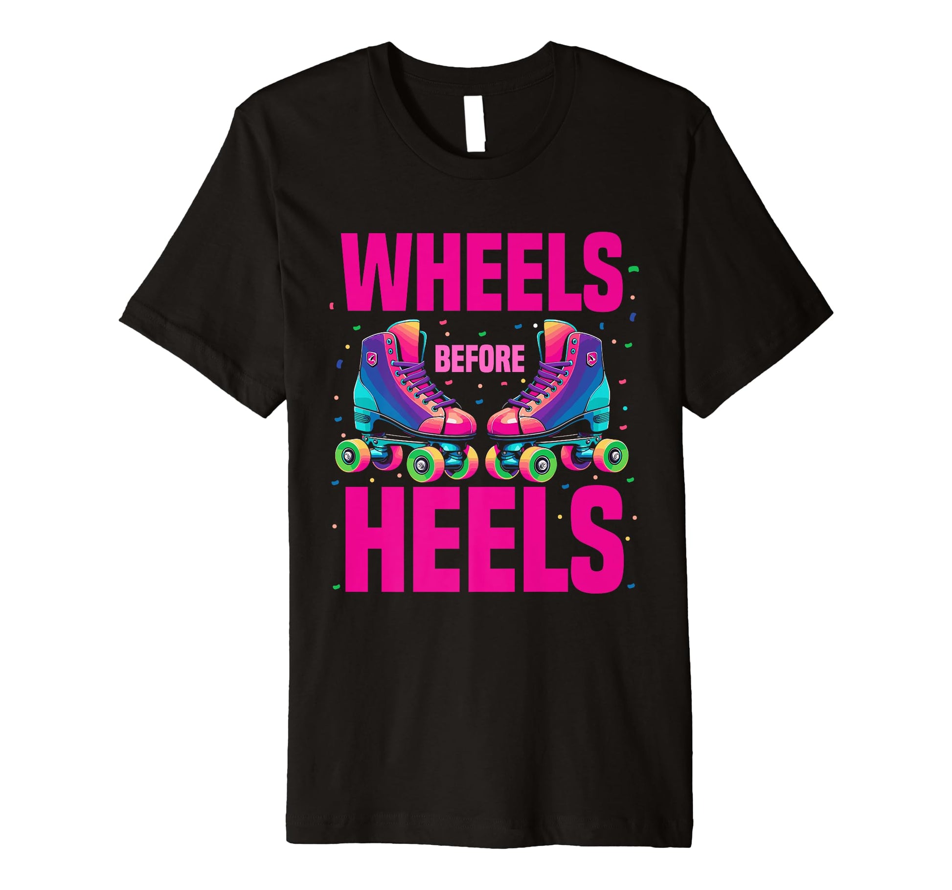 Summer 70S 80S Skates Wheels Before T-Shirt - Unique Graphic for Adults - T-Shirt, Sweatshirt, Hoodie