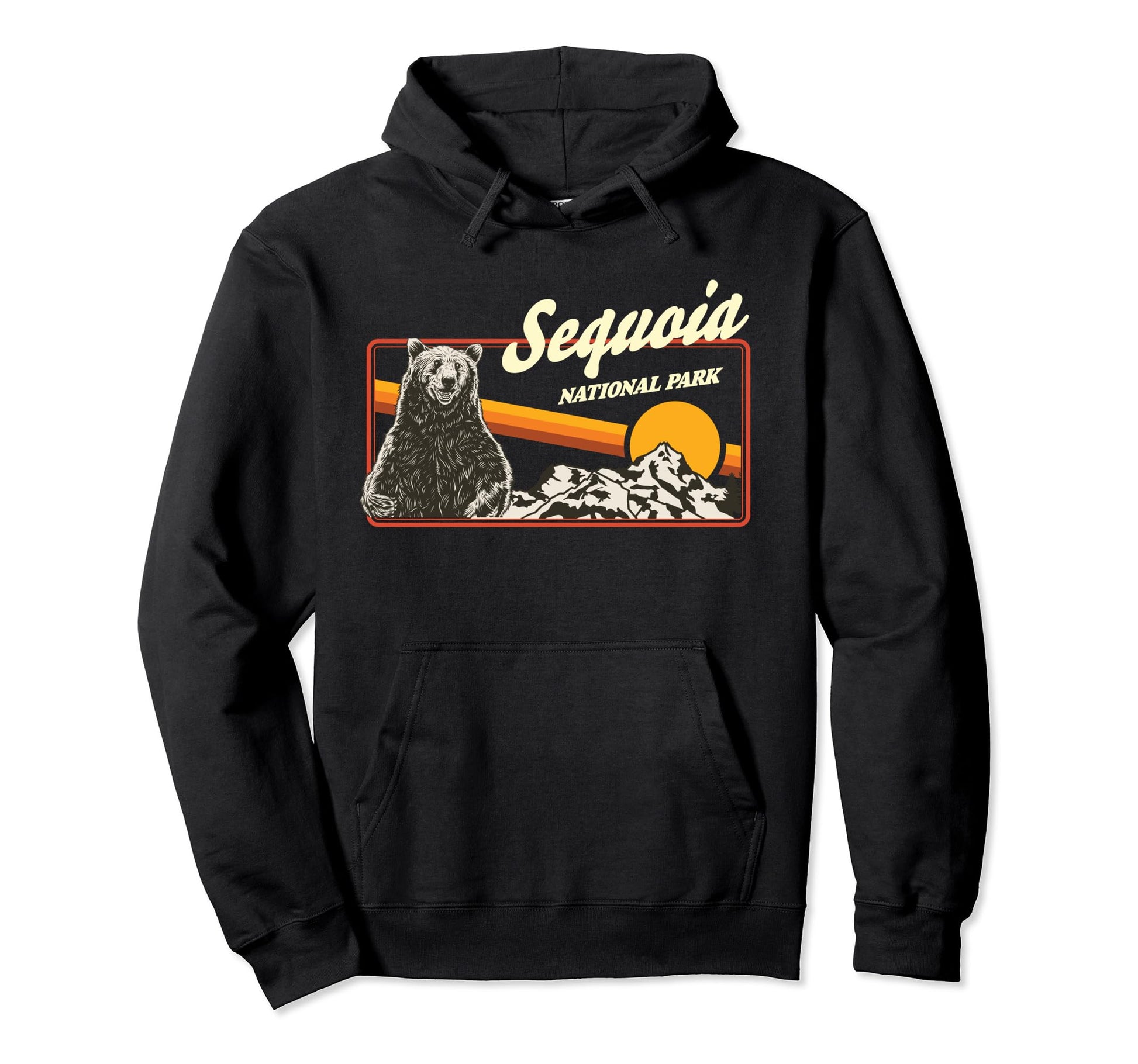 Sequoia National Park Bear Hoodie - Casual Everyday Wear Men Women - T-Shirt, Sweatshirt, Hoodie