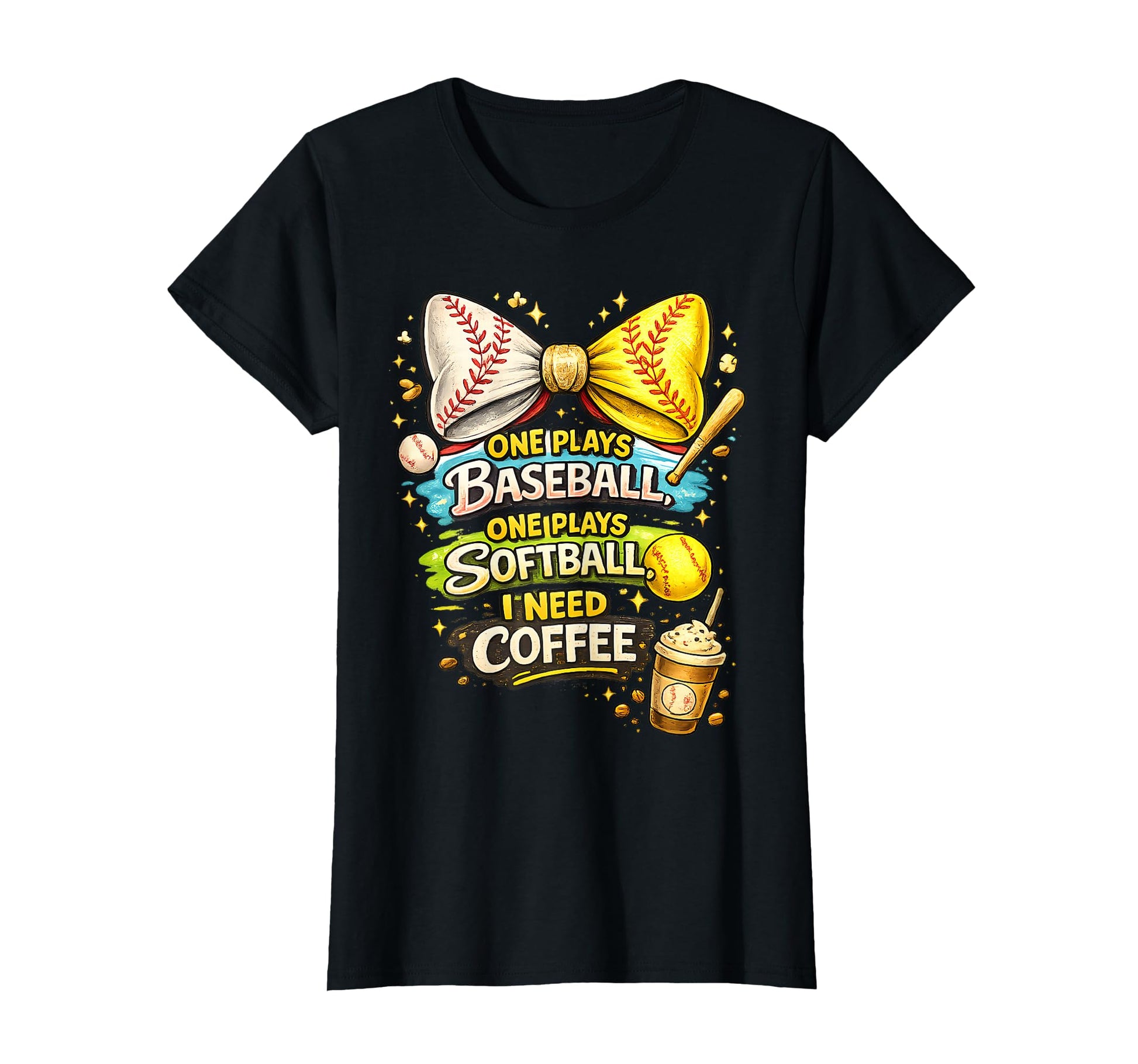 Funny Bow Baseball Softball Game Day T-Shirt - Aesthetic Graphic Men Women - T-Shirt, Sweatshirt, Hoodie