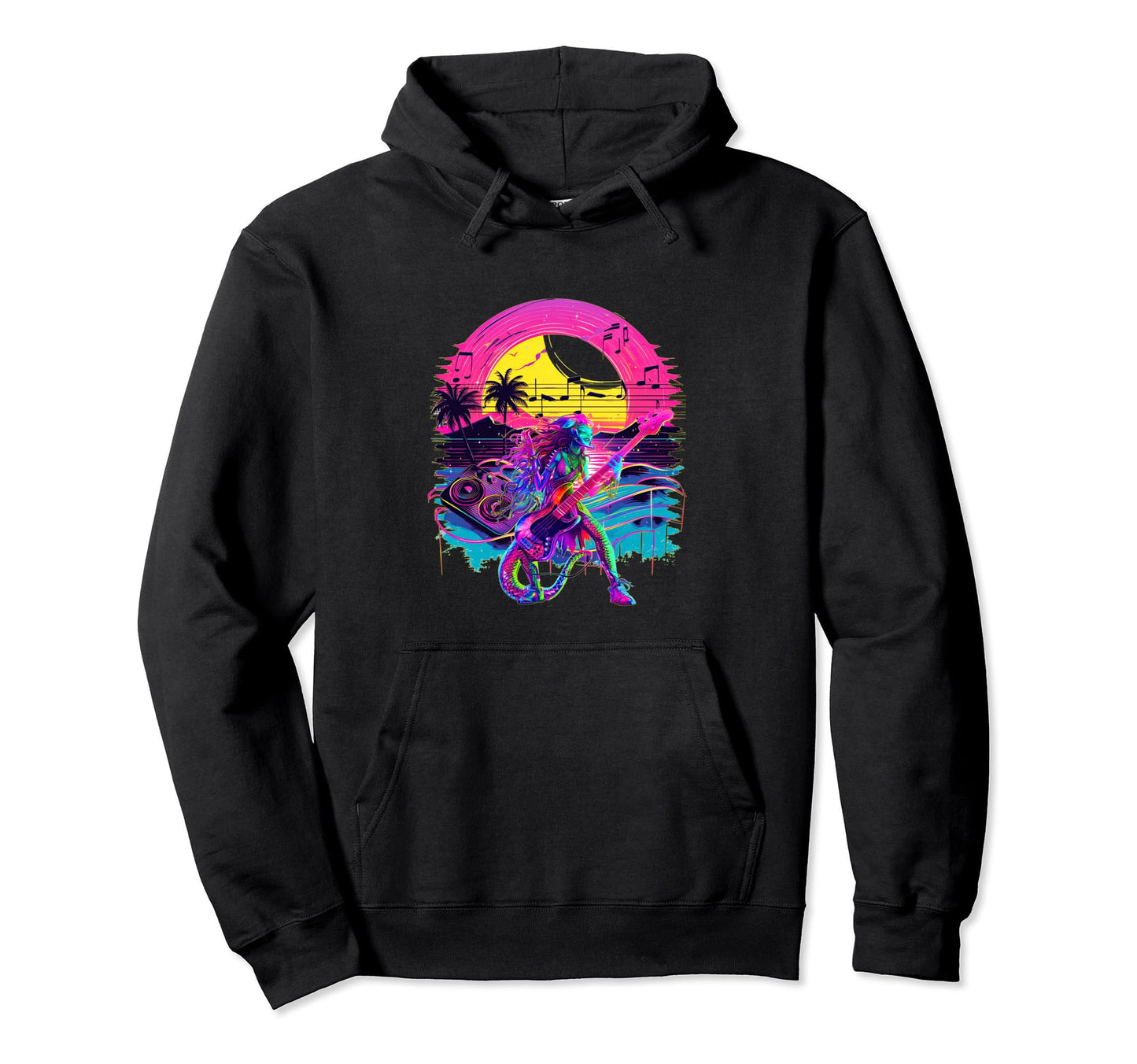 80S 90S Streetwear Rocker Outer Space Hoodie - Graphic Print for Adults - T-Shirt, Sweatshirt, Hoodie