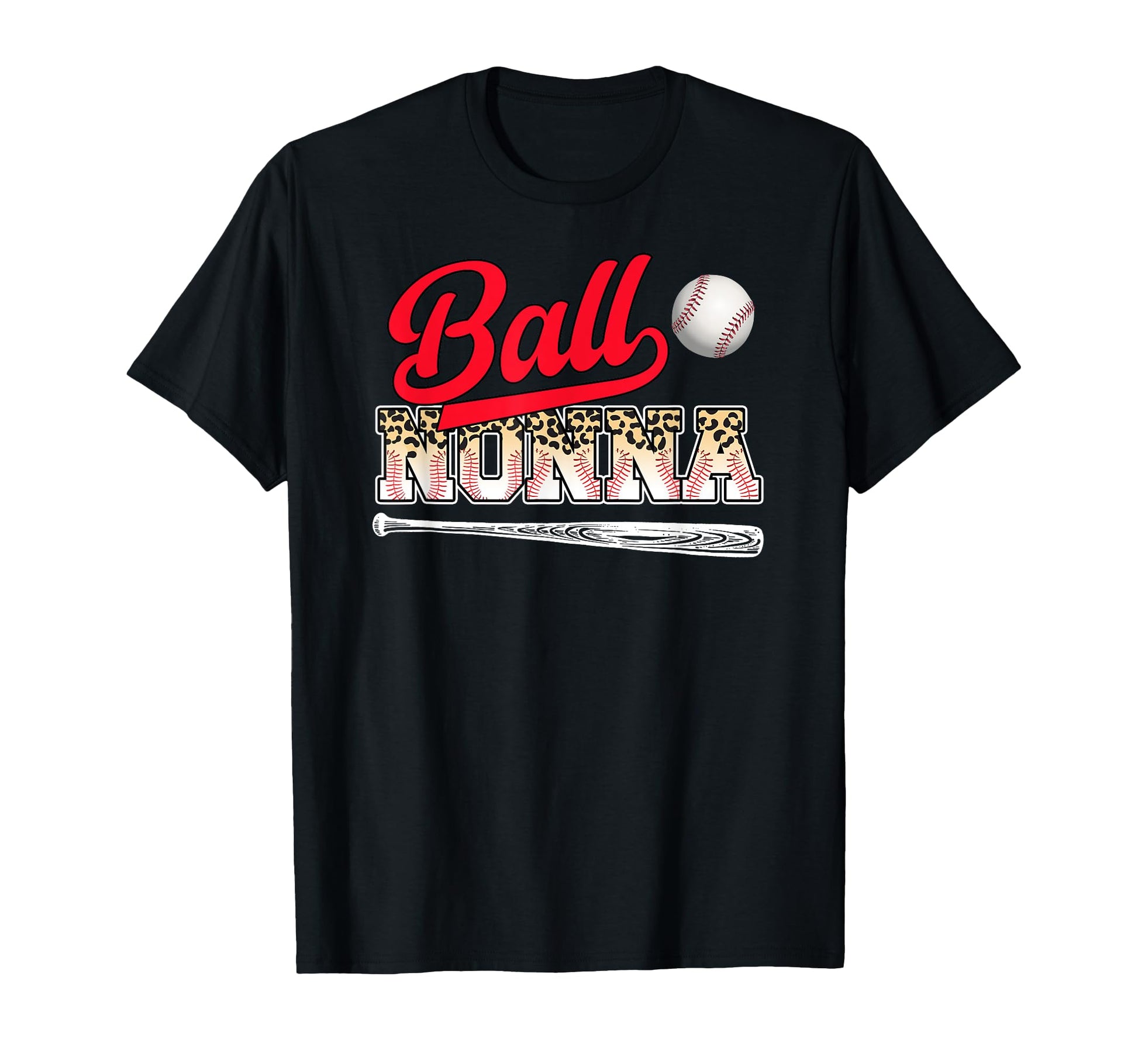 Ball Nonna Leopard Baseball Nonna T-Shirt - Aesthetic Graphic for Adults - T-Shirt, Sweatshirt, Hoodie