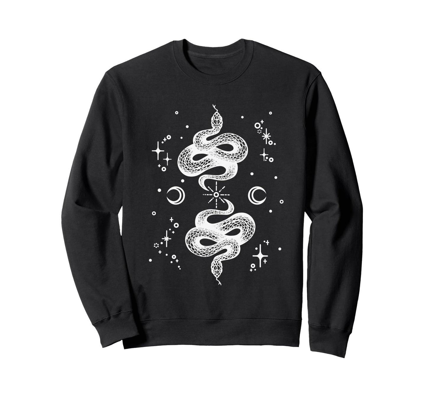 Clestial Snakes Sun Stars And Moon Sweatshirt - Novelty Apparel Unisex - T-Shirt, Sweatshirt, Hoodie