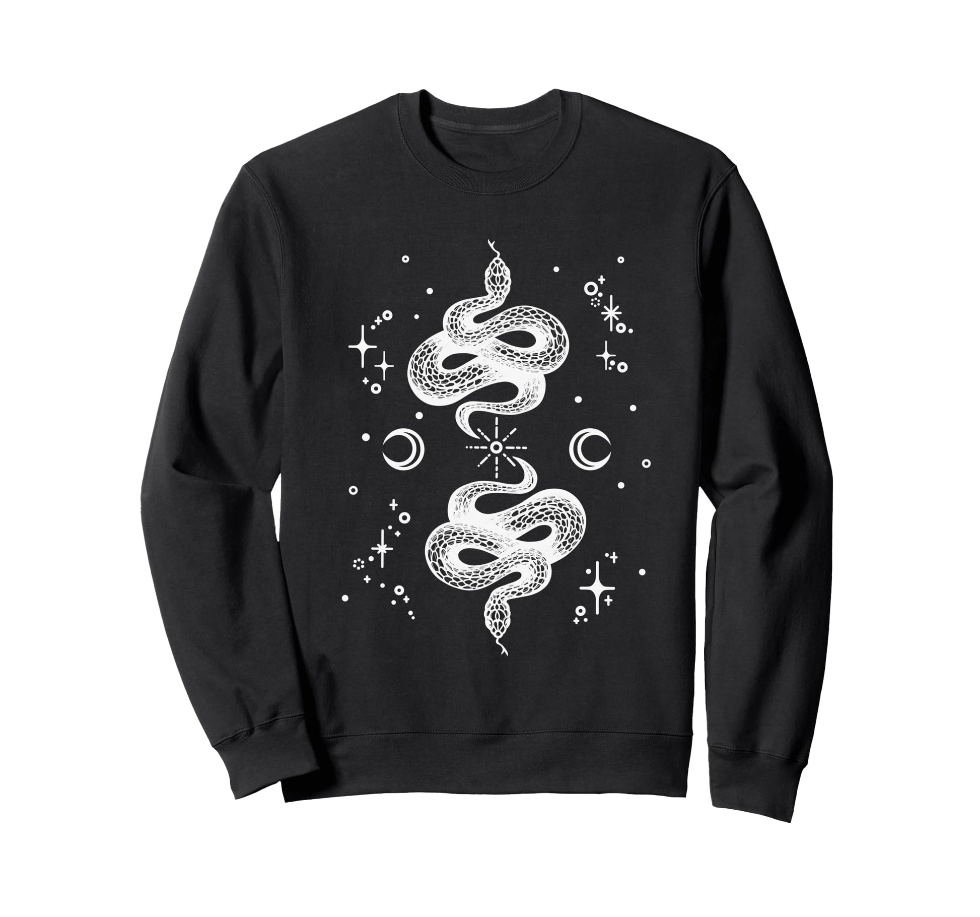 Clestial Snakes Sun Stars And Moon Sweatshirt - Novelty Apparel Unisex - T-Shirt, Sweatshirt, Hoodie