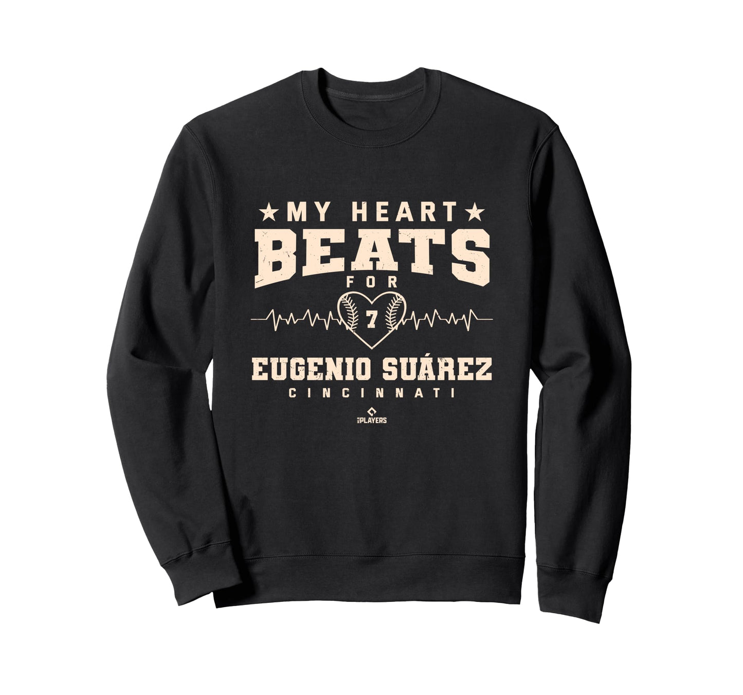 My Heart Beats Eugenio Suarez Sweatshirt - Unique Graphic for Adults - T-Shirt, Sweatshirt, Hoodie