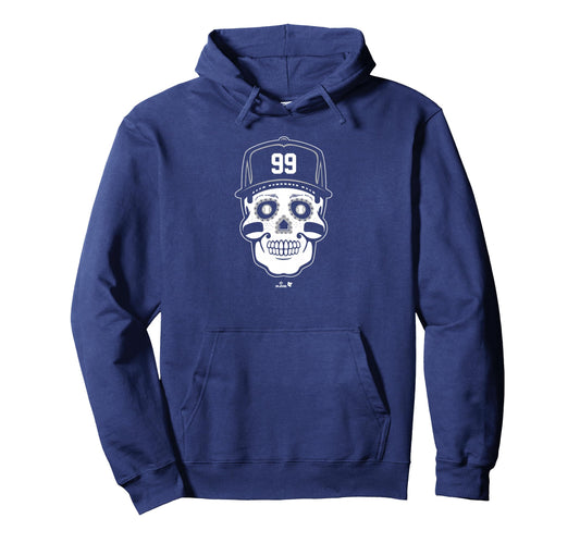 Aaron Judge Sugar Skull New York Baseball Hoodie - Graphic Print Men Women - T-Shirt, Sweatshirt, Hoodie