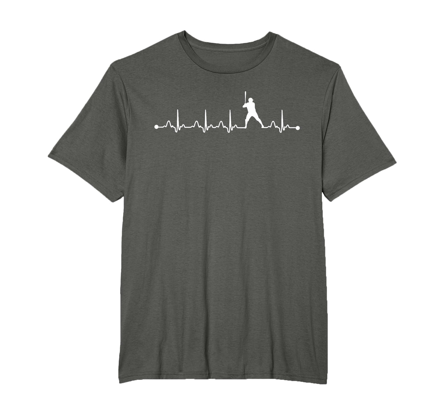 Baseball Heartbeat Heartbeat Love Gift T-Shirt - Custom Art Print Unisex - T-Shirt, Sweatshirt, Hoodie