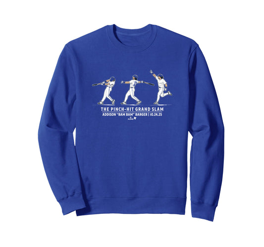 Addison Barger Pinch Hit Grand Sweatshirt - Fun Novelty Design Men Women - T-Shirt, Sweatshirt, Hoodie