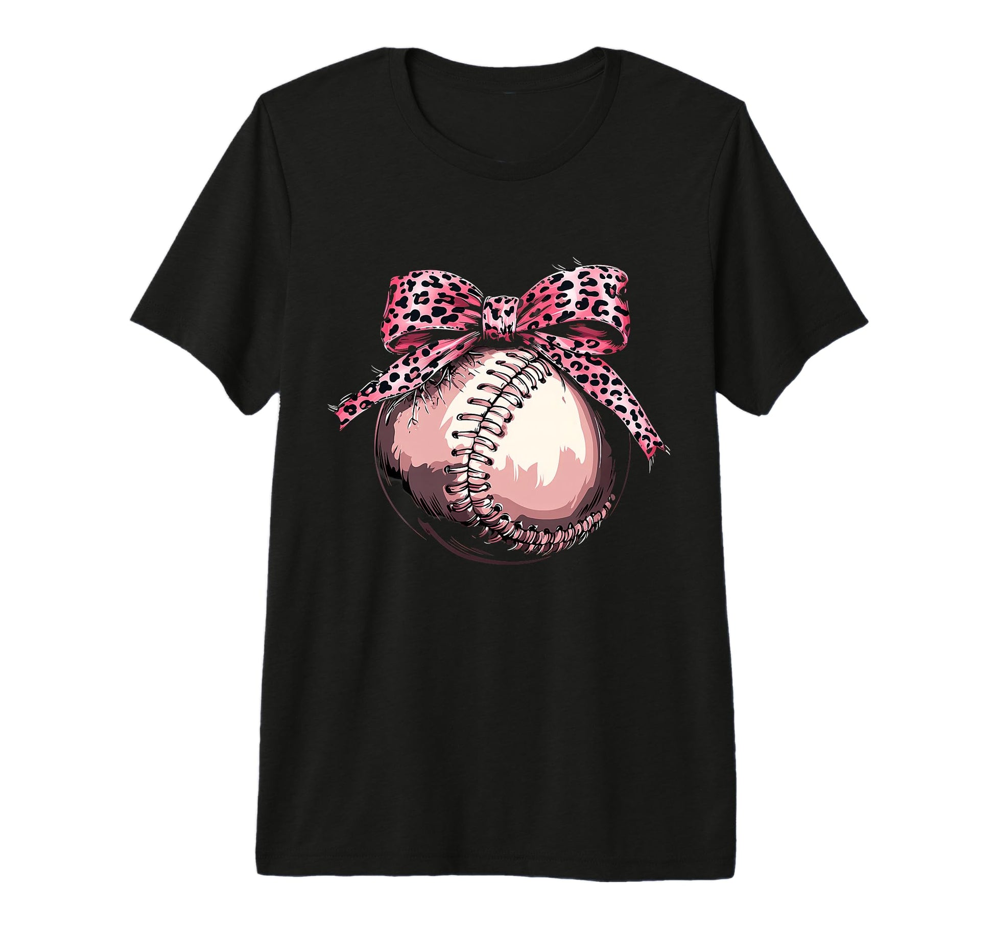 Baseball Coquette Bow Baseball Player Tri T-Shirt - Graphic Print Unisex - T-Shirt, Sweatshirt, Hoodie