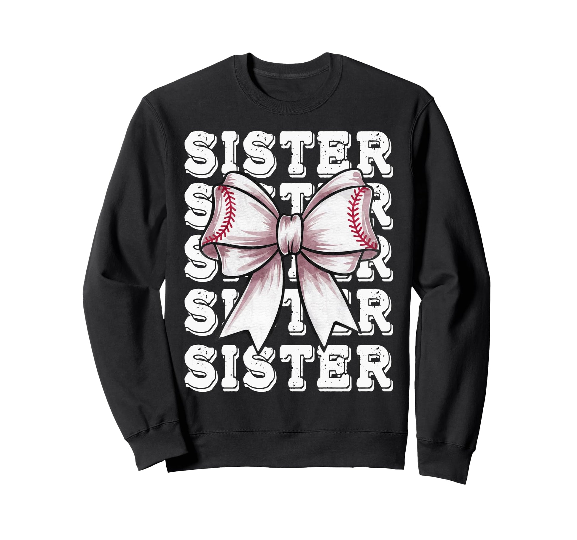 Coquette Baseball Sister Matching Sweatshirt - Casual Everyday Wear Unisex - T-Shirt, Sweatshirt, Hoodie