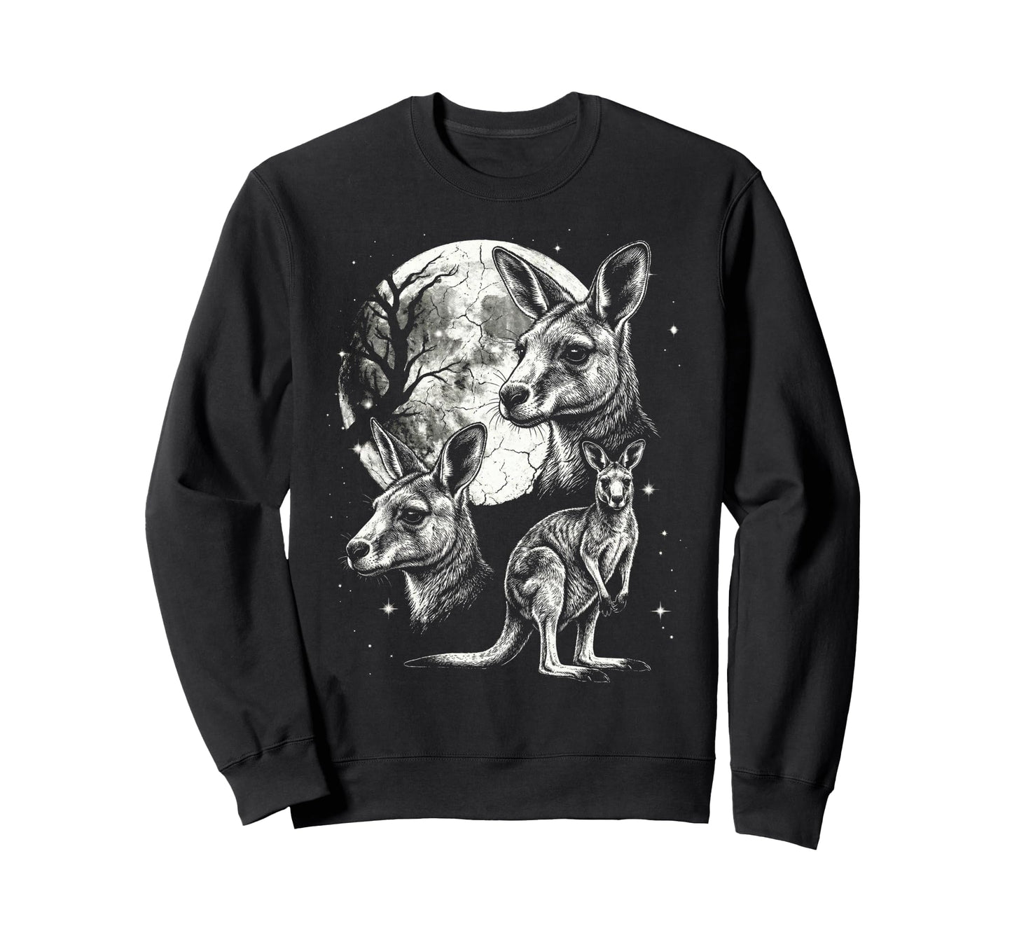 Kangaroo 90S Aesthetic Y2K Kangaroo Sweatshirt - Trendy Graphic Unisex - T-Shirt, Sweatshirt, Hoodie