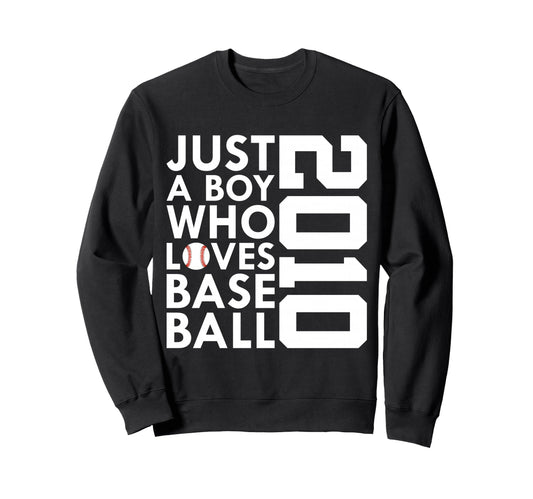 2010 Just Who Loves Baseball 16Th Sweatshirt - Casual Everyday Wear Unisex - T-Shirt, Sweatshirt, Hoodie