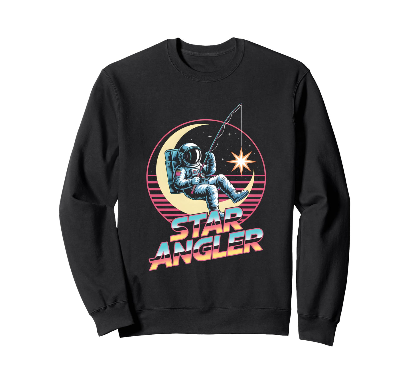 Star Angler 80S Fisherman Sweatshirt - Casual Everyday Wear Men Women - T-Shirt, Sweatshirt, Hoodie