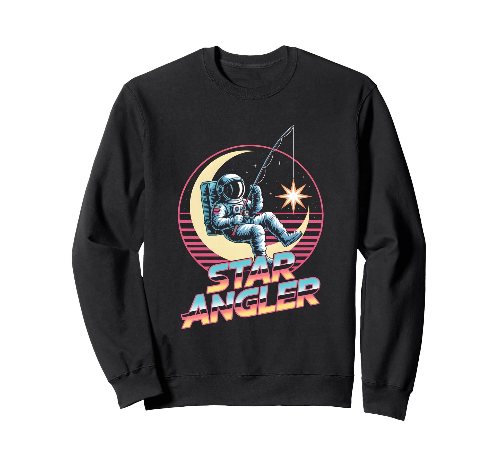 Star Angler 80S Fisherman Sweatshirt - Casual Everyday Wear Men Women - T-Shirt, Sweatshirt, Hoodie