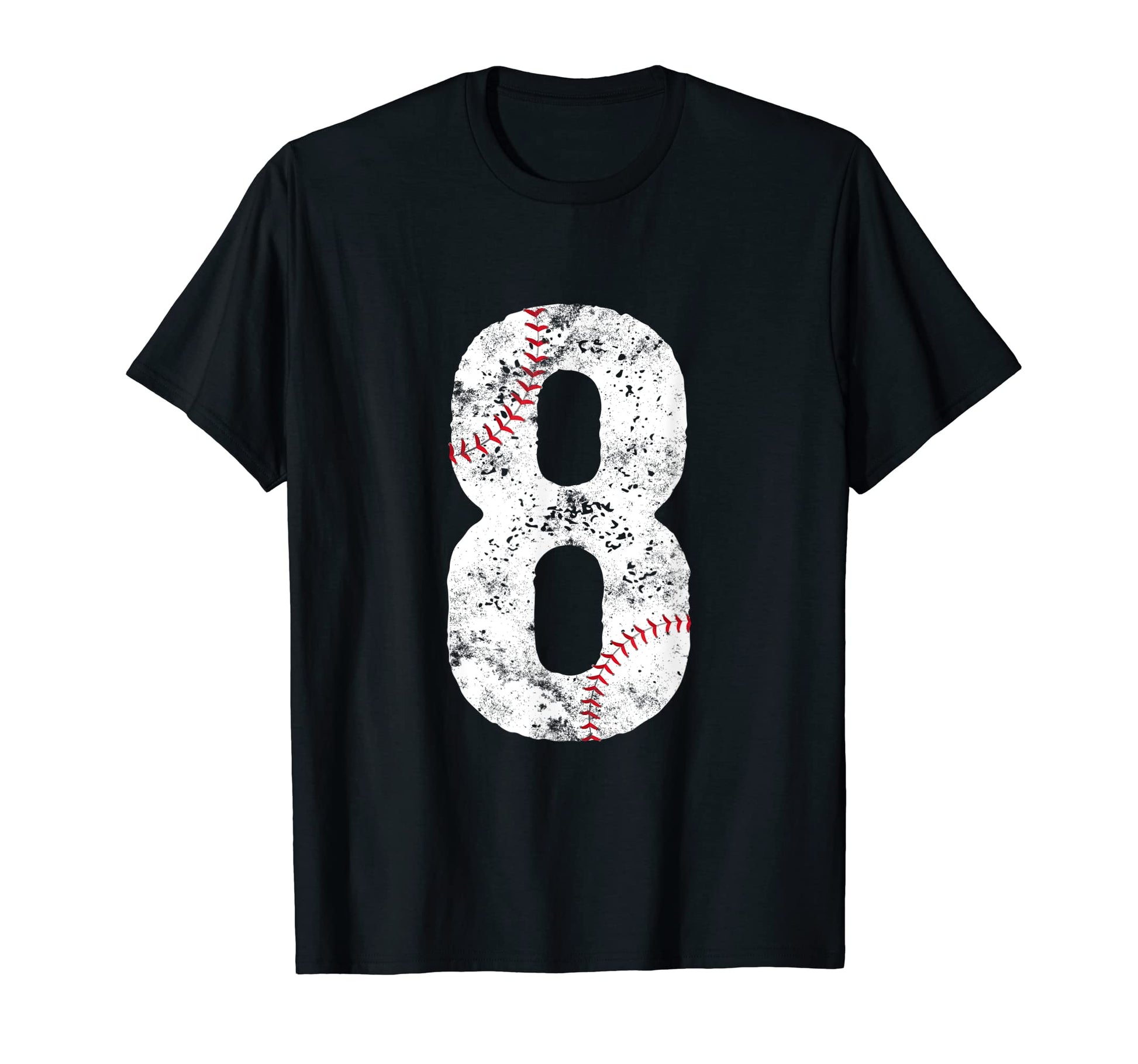 8 Year Old Baseball Number 8Th T-Shirt - Novelty Apparel for Adults - T-Shirt, Sweatshirt, Hoodie